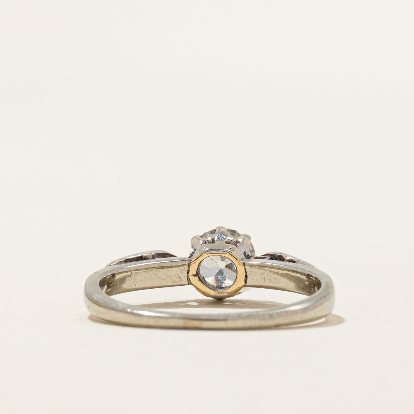 Old European Cut Diamond Engagement Ring | 0.55ctw | SZ 5.25