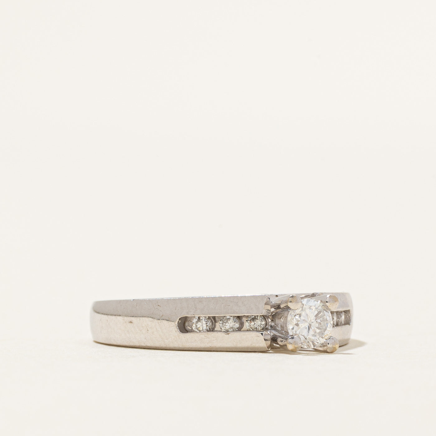 White Gold Diamond Accented Ring | 0.27ctw | SZ 6.25