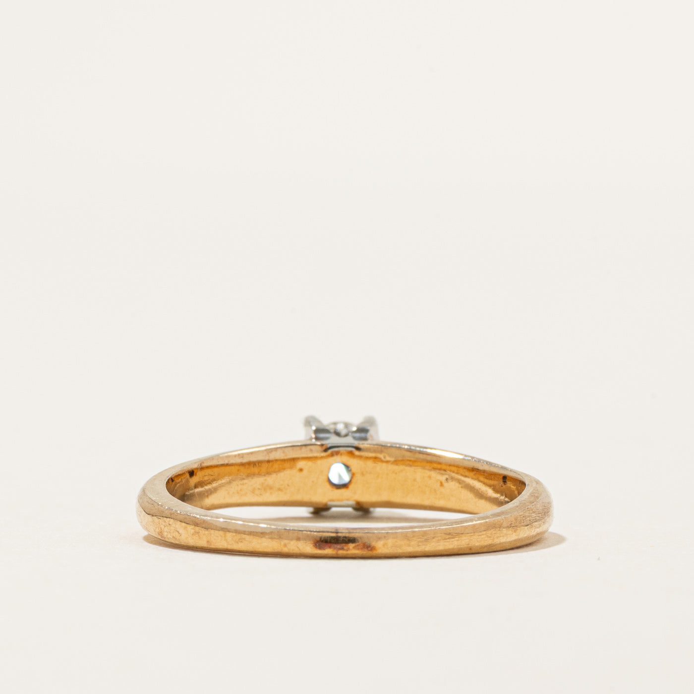 Solitaire Diamond Petite Ring | 0.13ct | SZ 6