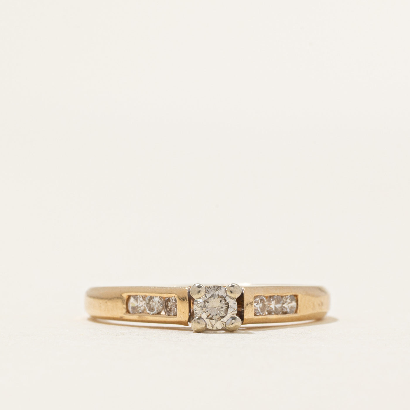 Diamond Accented Petite Ring | 0.30ctw | SZ 6.5