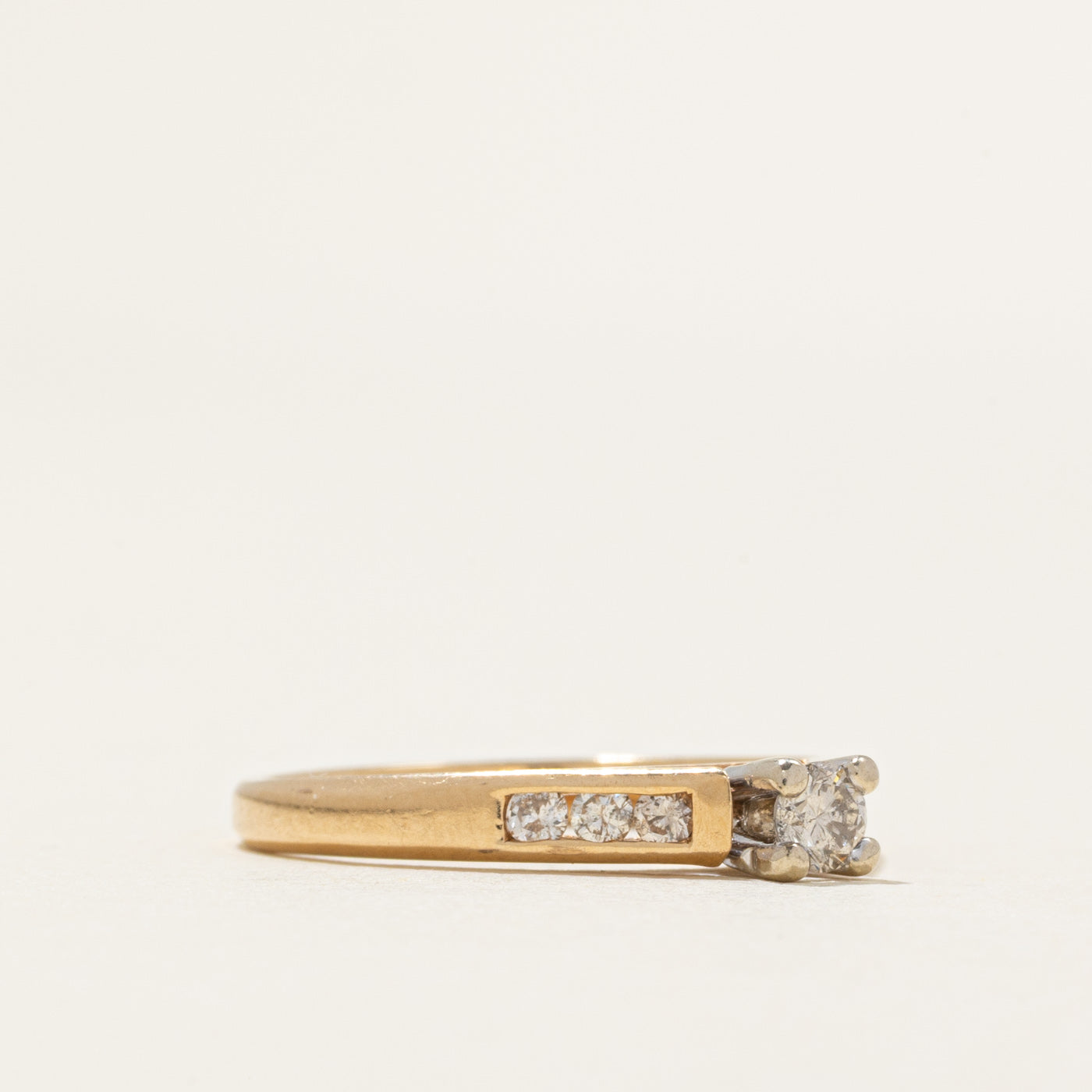 Diamond Accented Petite Ring | 0.30ctw | SZ 6.5