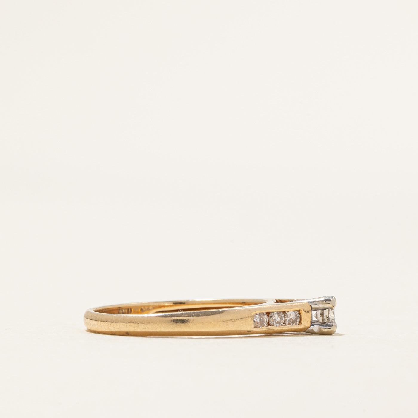 Diamond Accented Petite Ring | 0.30ctw | SZ 6.5
