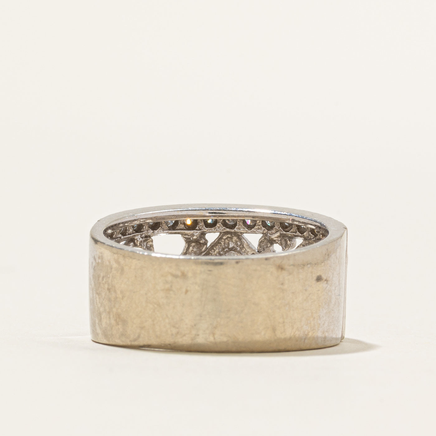 Diamond Open Scrollwork Band | 0.45ctw | SZ 6
