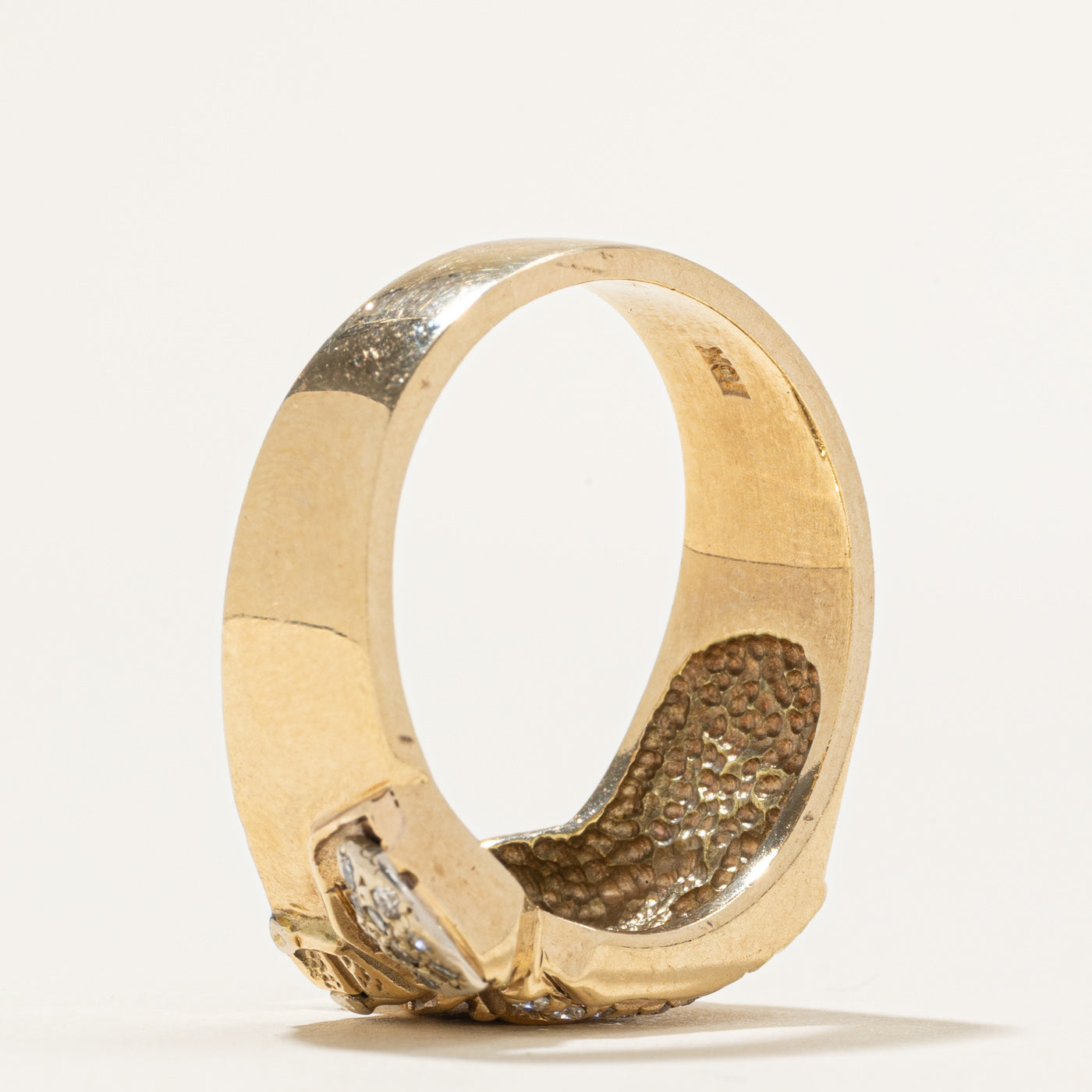 Diamond Bulldozer Ring | 0.20ctw | SZ 12.75