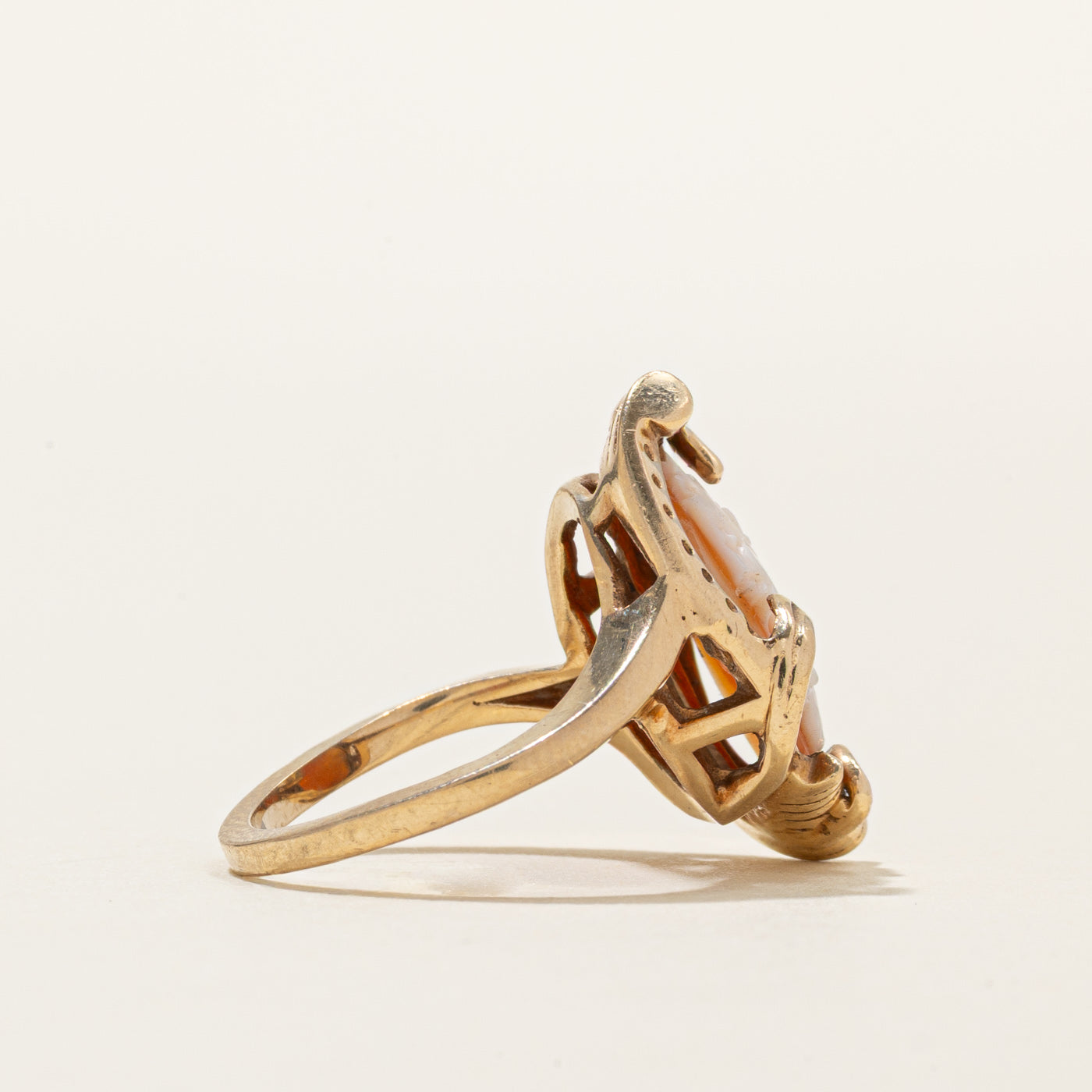 Shell Cameo Cameo Ring | SZ 3.5