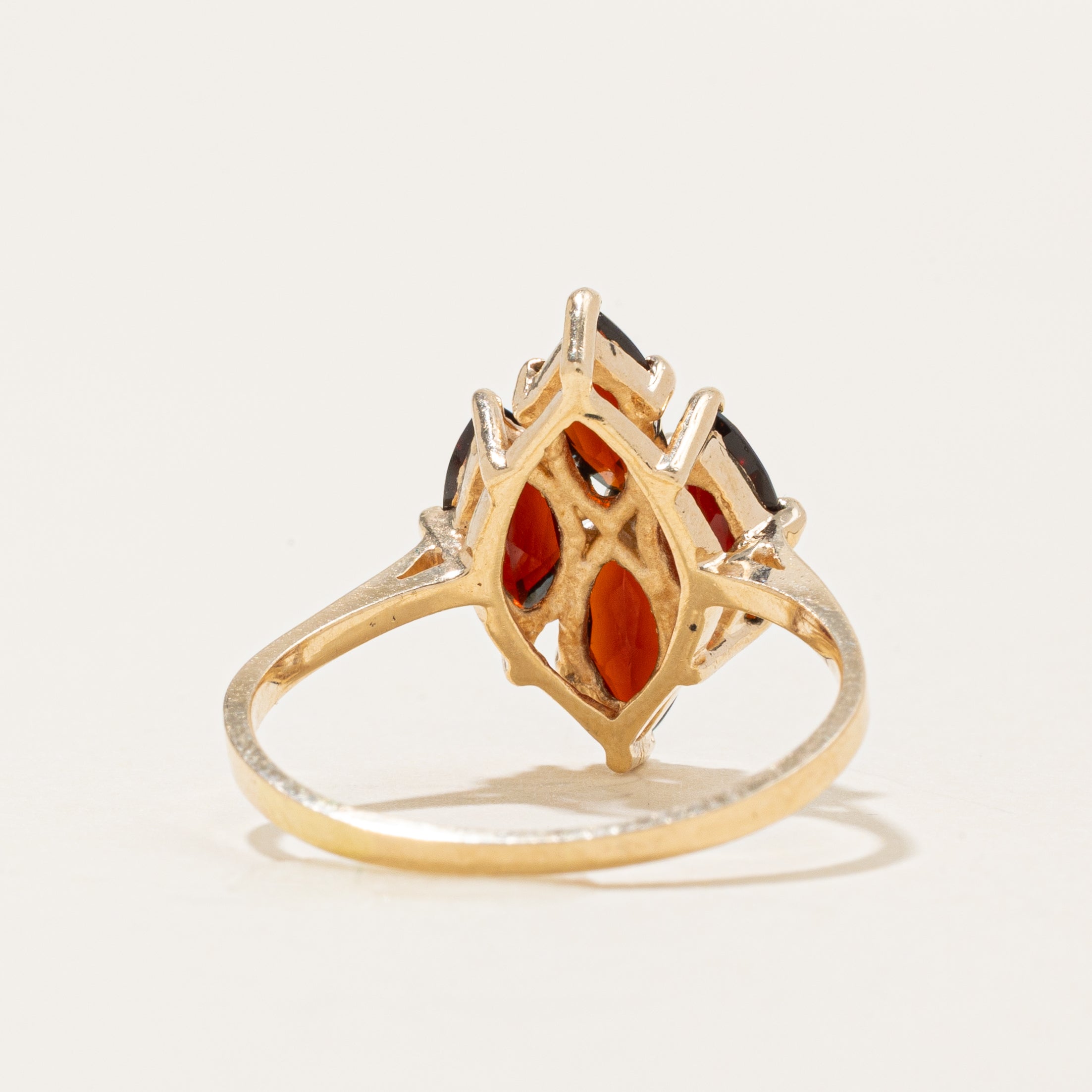 Four Stone Garnet Cluster Ring | 6.0ctw | SZ 9.0 |