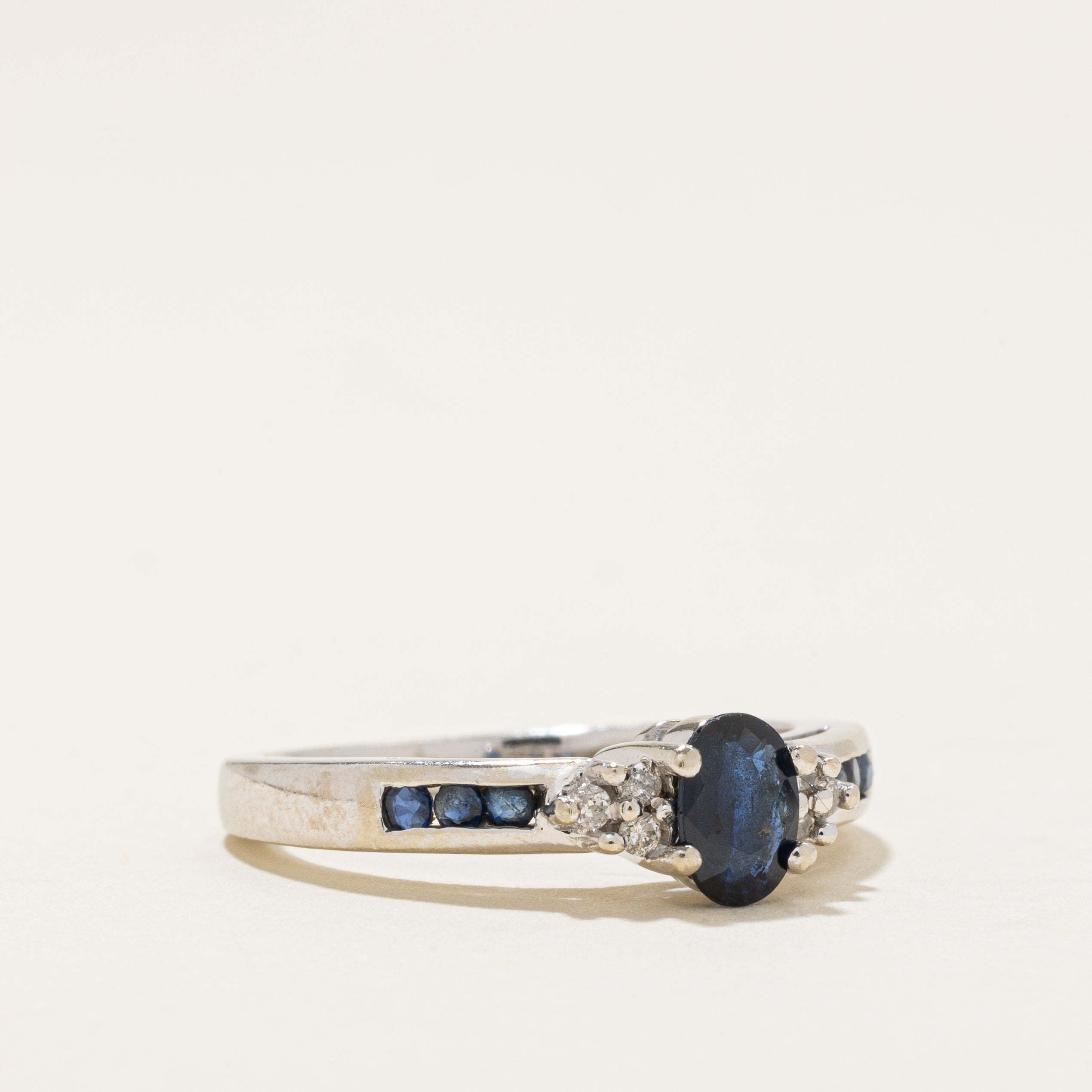 Sapphire & Diamond Ring | 0.5ctw, 0.03ctw | SZ 7.0 |