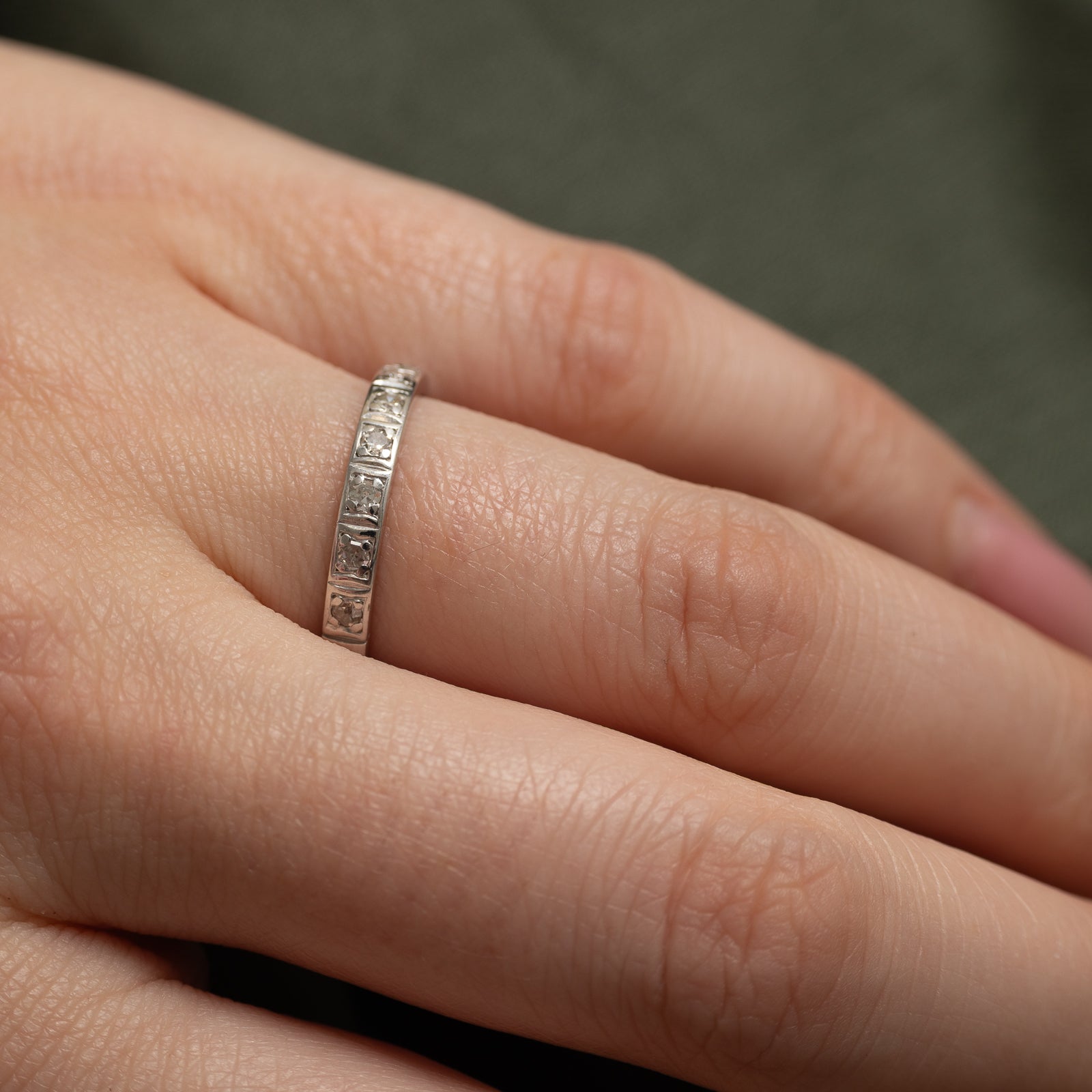 Swedish Semi Eternity Diamond Band | 0.15ctw | SZ 6.75