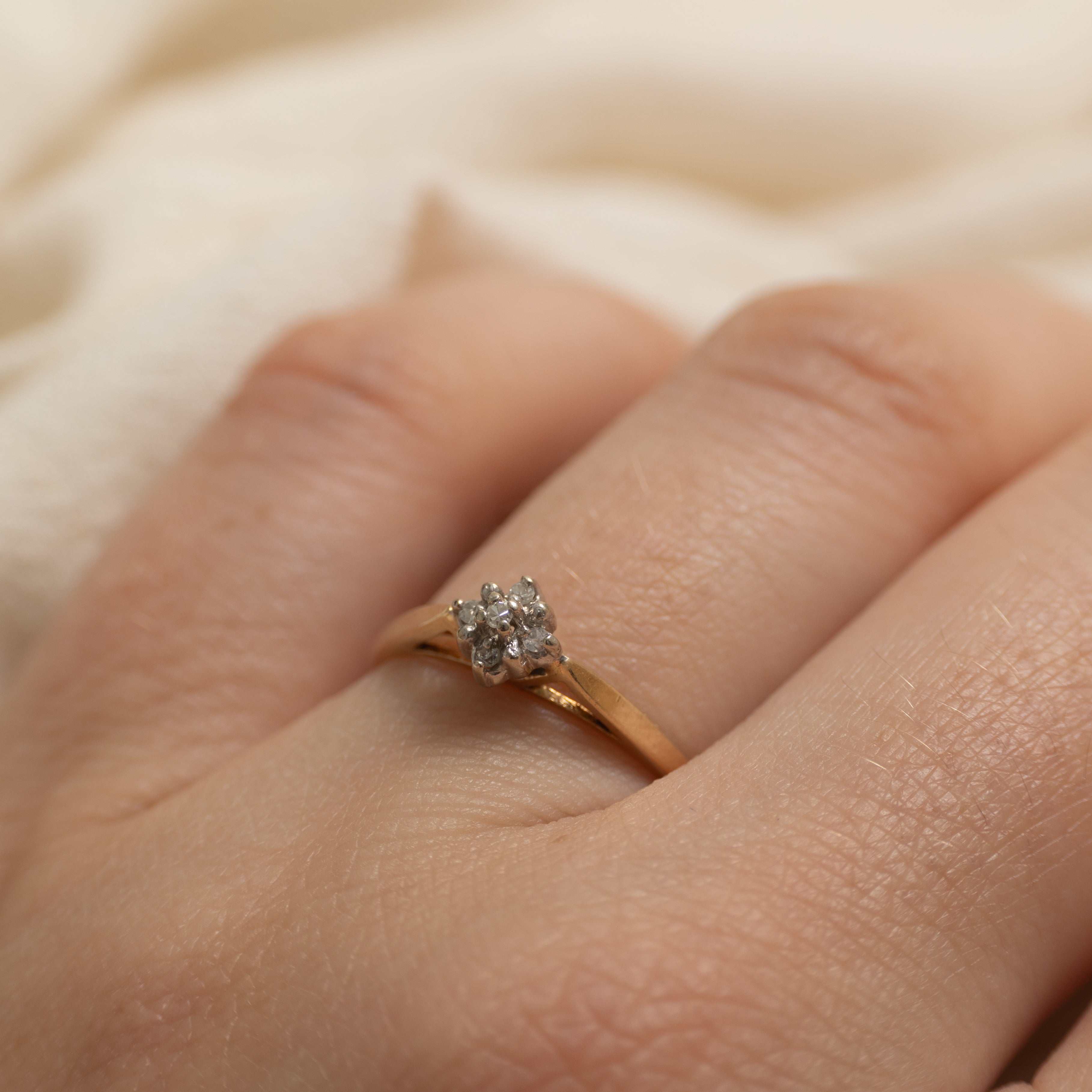 10k Diamond Cluster Ring | SZ 6.25