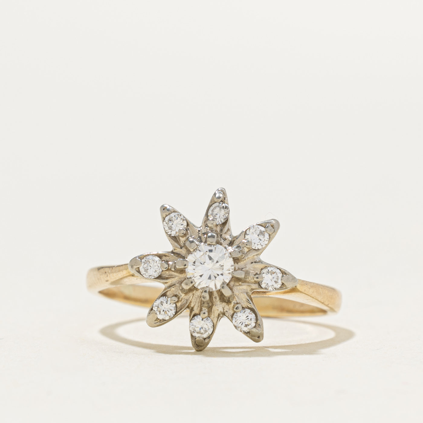 14k Diamond Star Cocktail Ring | 2.75ctw | SZ 7