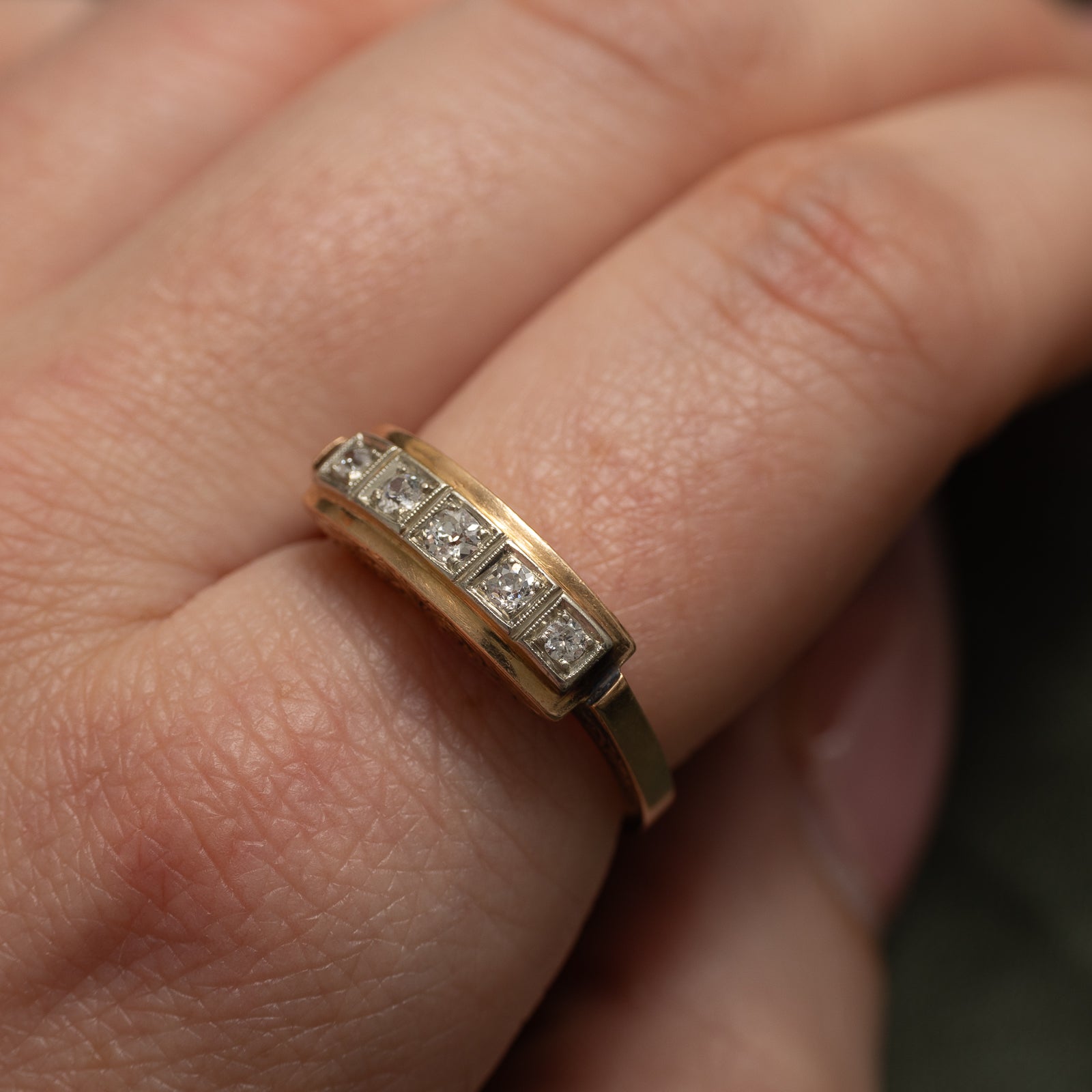 Vienna Five Stone Diamond Ring | 0.25ctw | SZ 7.5