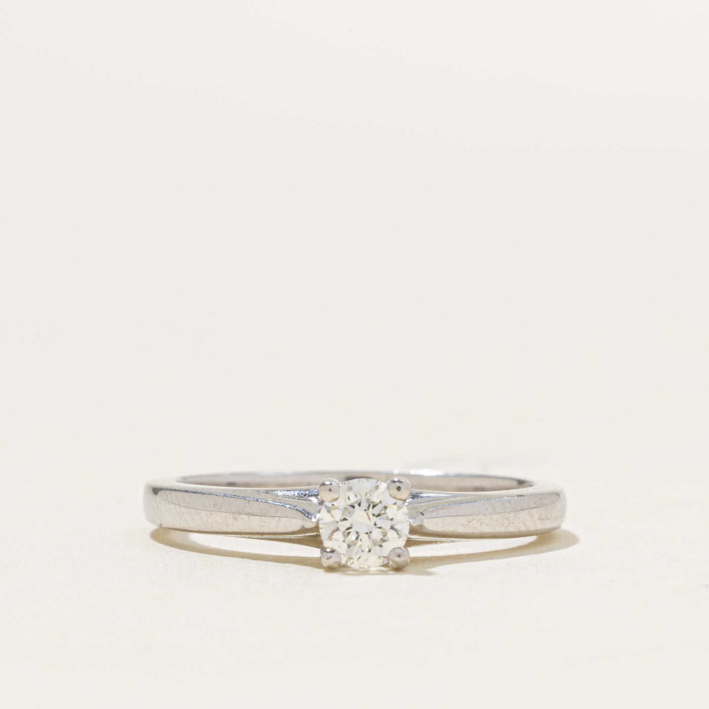 14k Solitaire Diamond Engagement Ring | 0.25ct | SZ 6.5