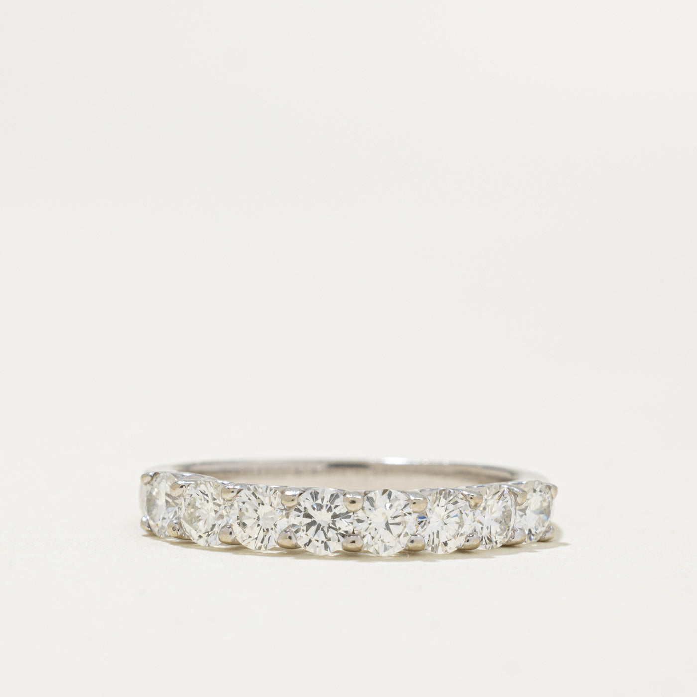 14k Semi Eternity Diamond Band | 0.96ctw | 2.15mm | SZ 7
