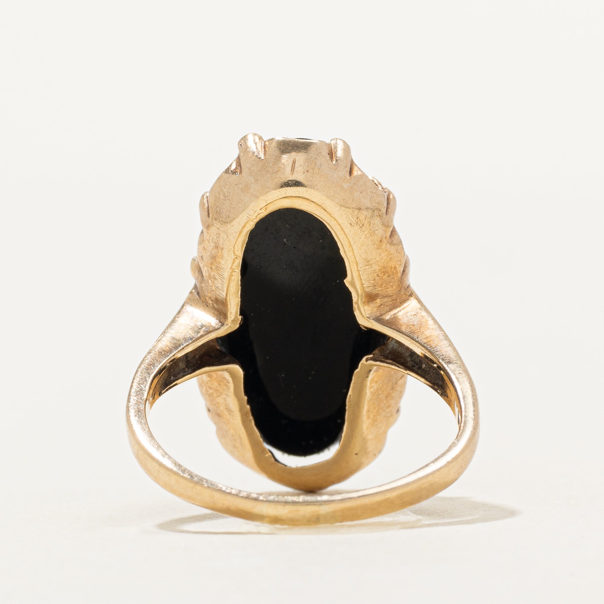 Cabochon Onyx & Opal Cocktail Ring | 2.50ct, 0.45ct | SZ 5.75