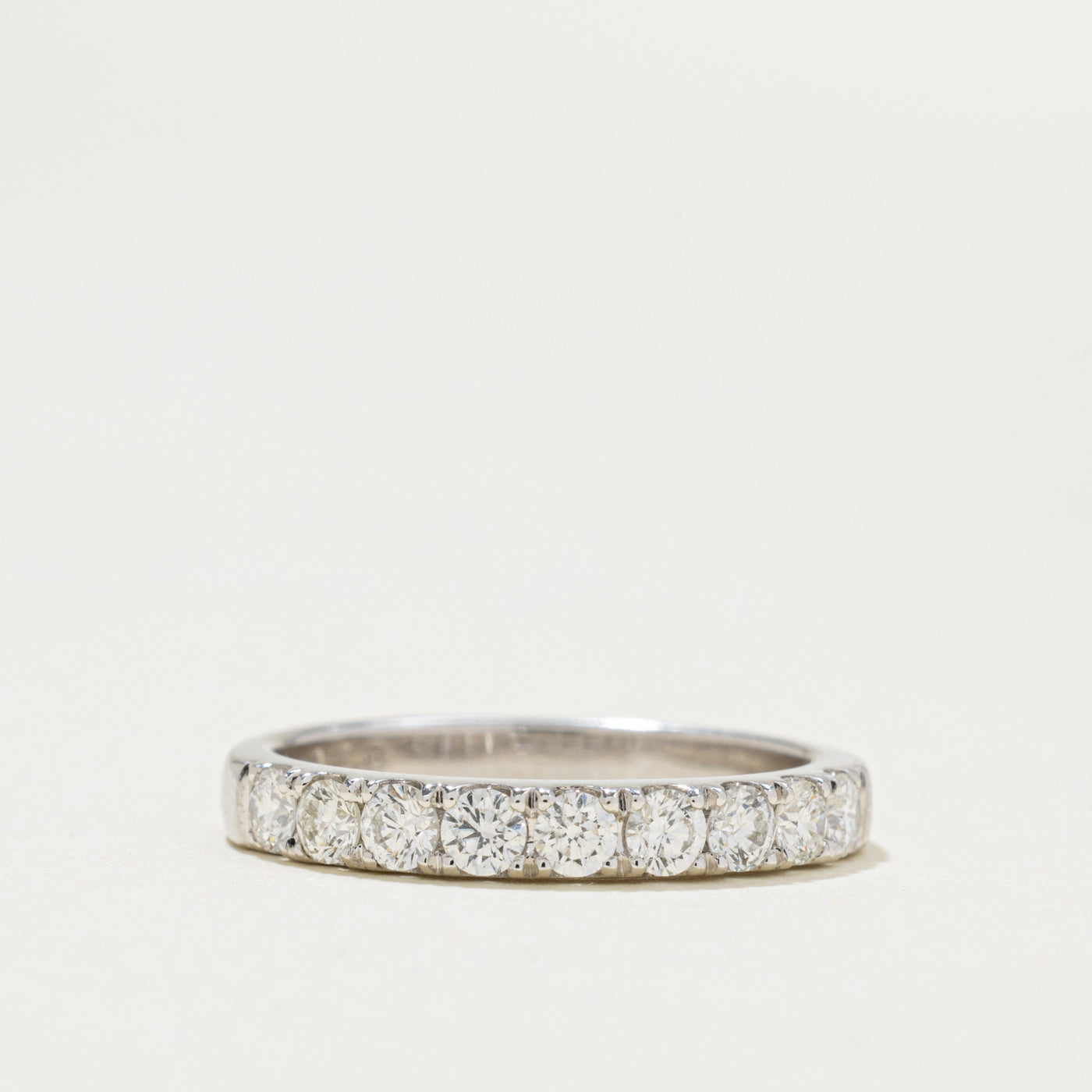 18k Semi Eternity Diamond Band | 0.40ctw | 2.35mm | SZ 4.5
