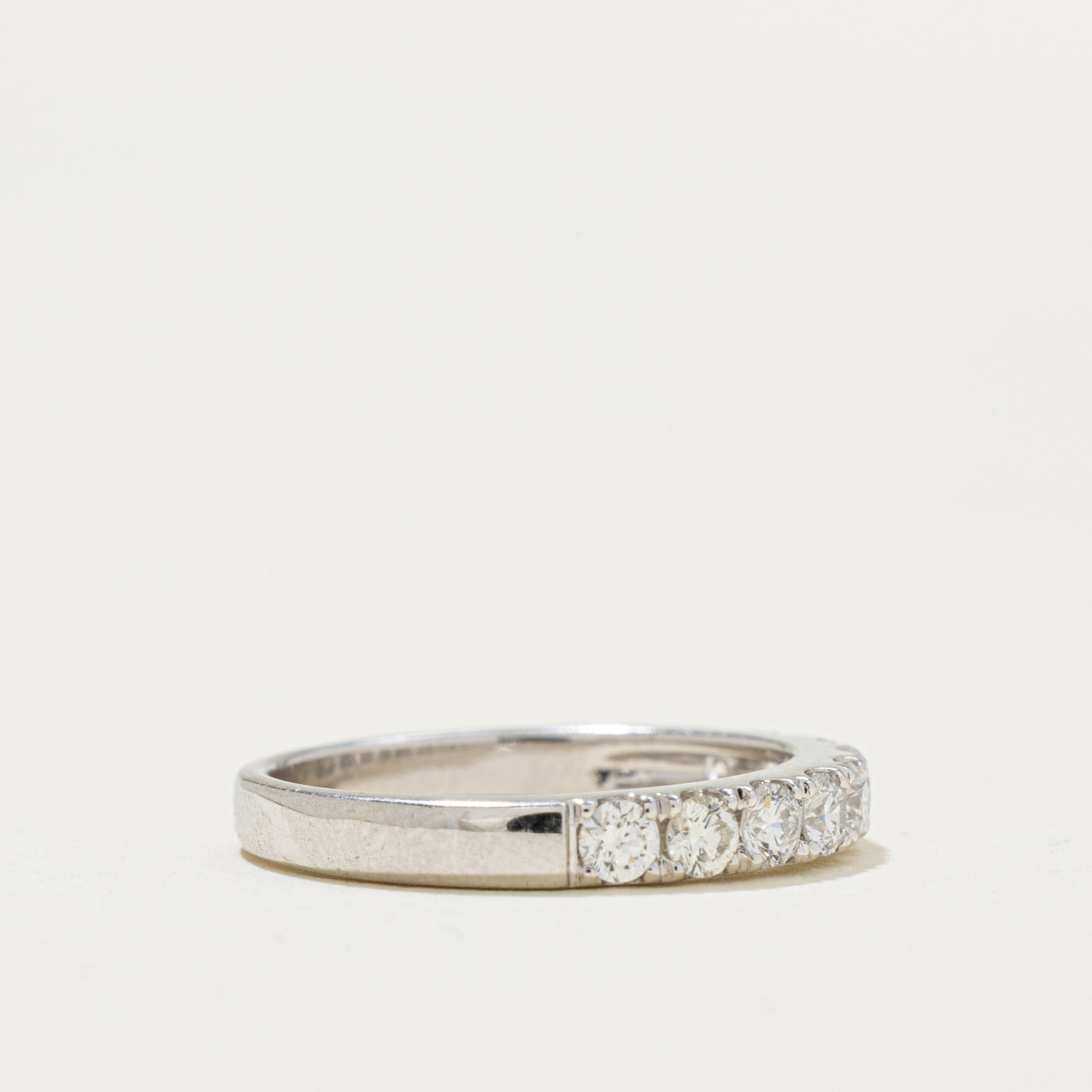 18k Semi Eternity Diamond Band | 0.40ctw | 2.35mm | SZ 4.5