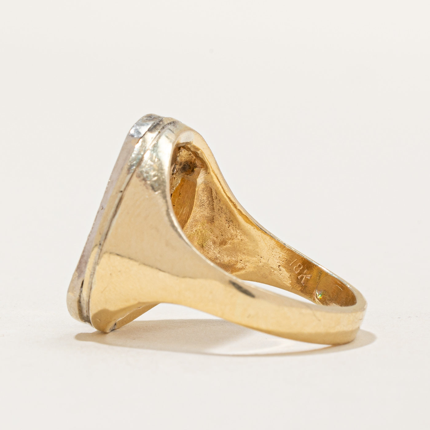 Diamond 'K' Initial Ring | 1.75ctw | SZ 10 |