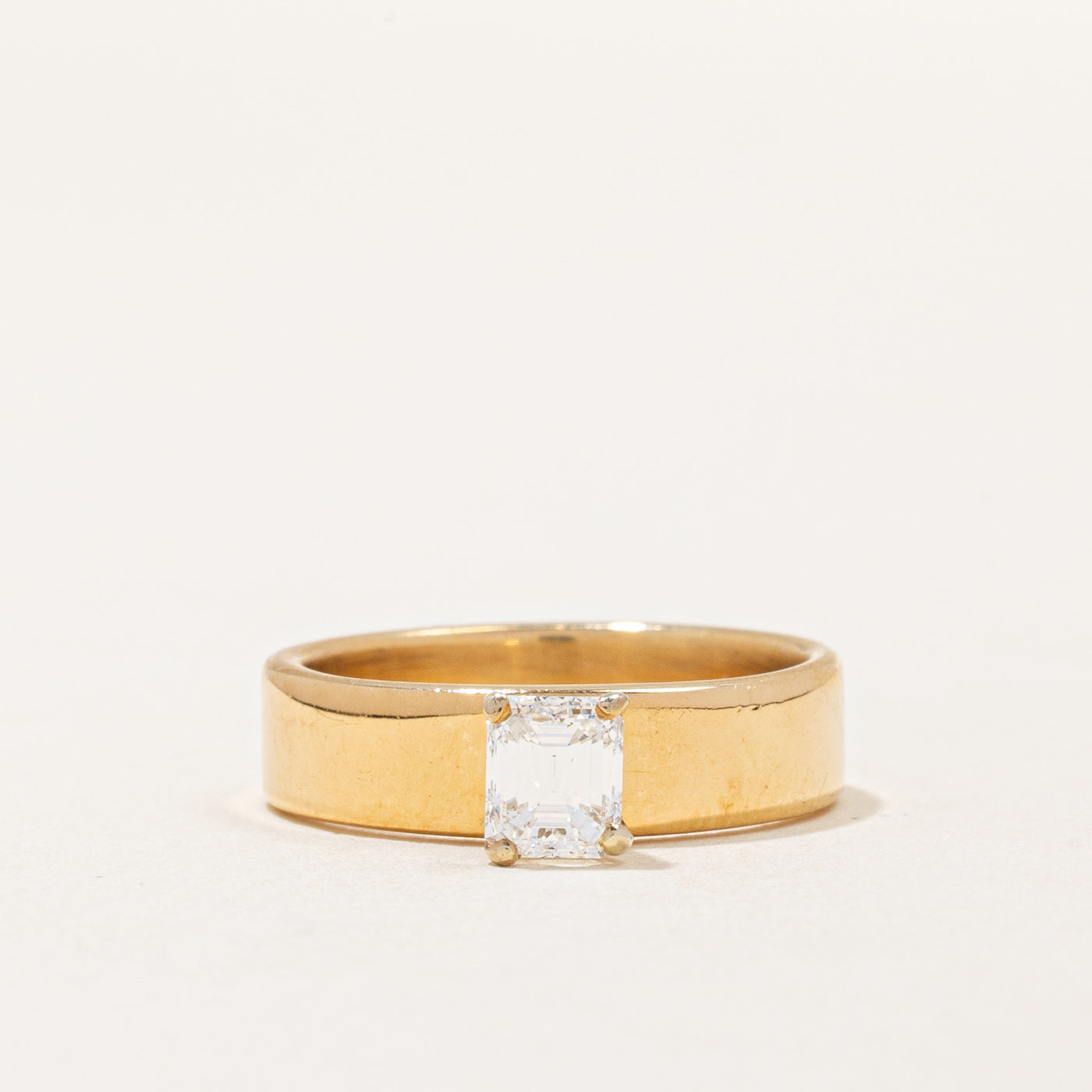 Emerald Cut Diamond Ring | 0.57ct VS1 F | SZ 5.5 |