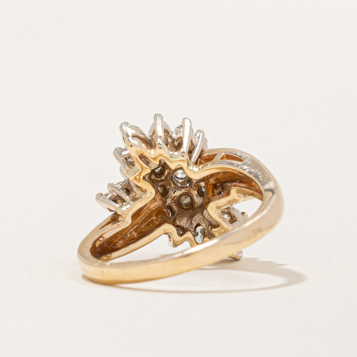 Diamond Waterfall Ring | 1.12ctw | SZ 7 |
