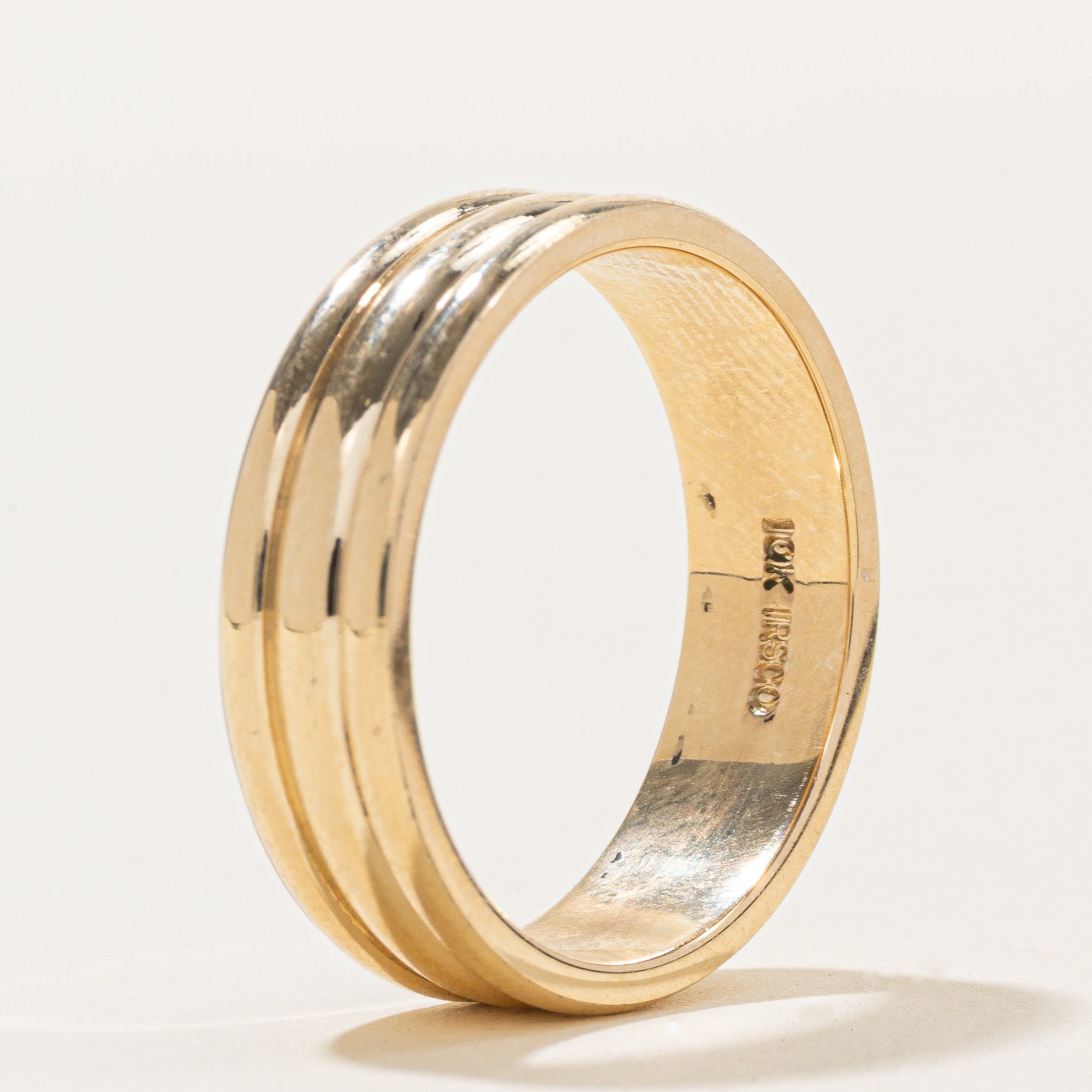 '100 Ways' 10k Fluted Gold Band | 6.00mm | SZ 9.75