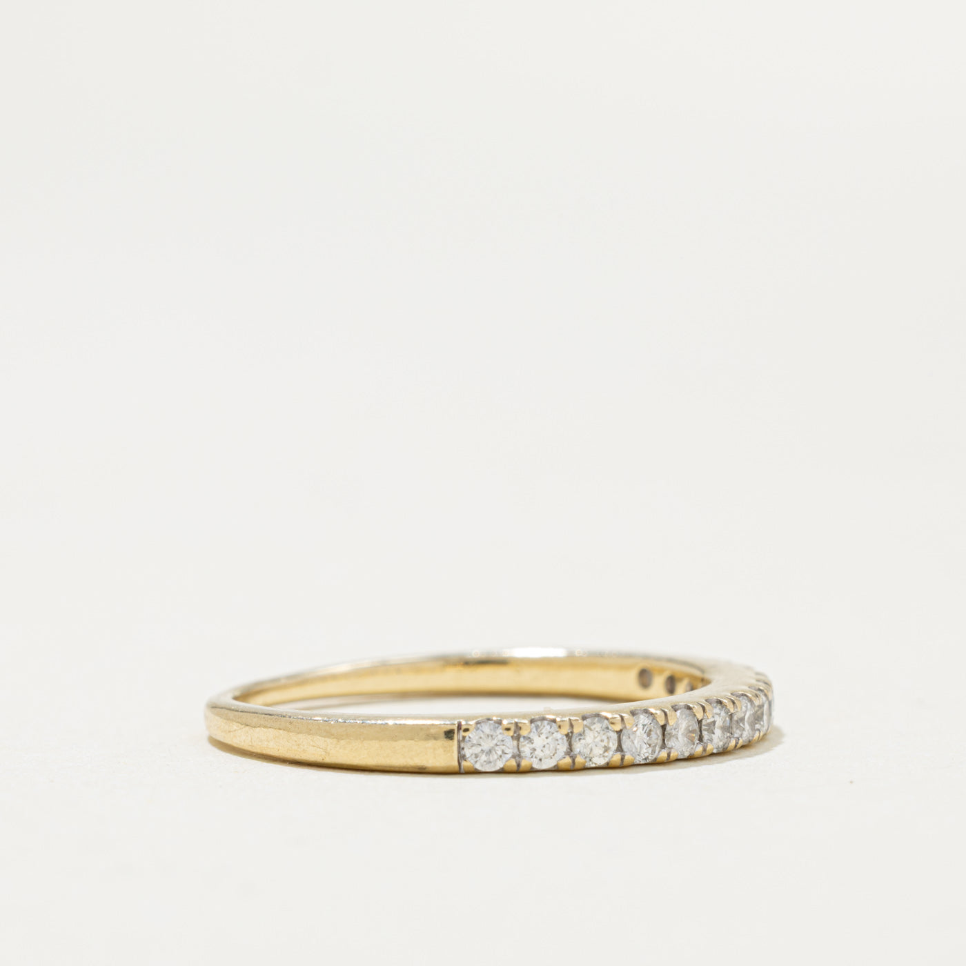 14k Semi Eternity Diamond Band | 0.21ctw | 1.95mm | SZ 6