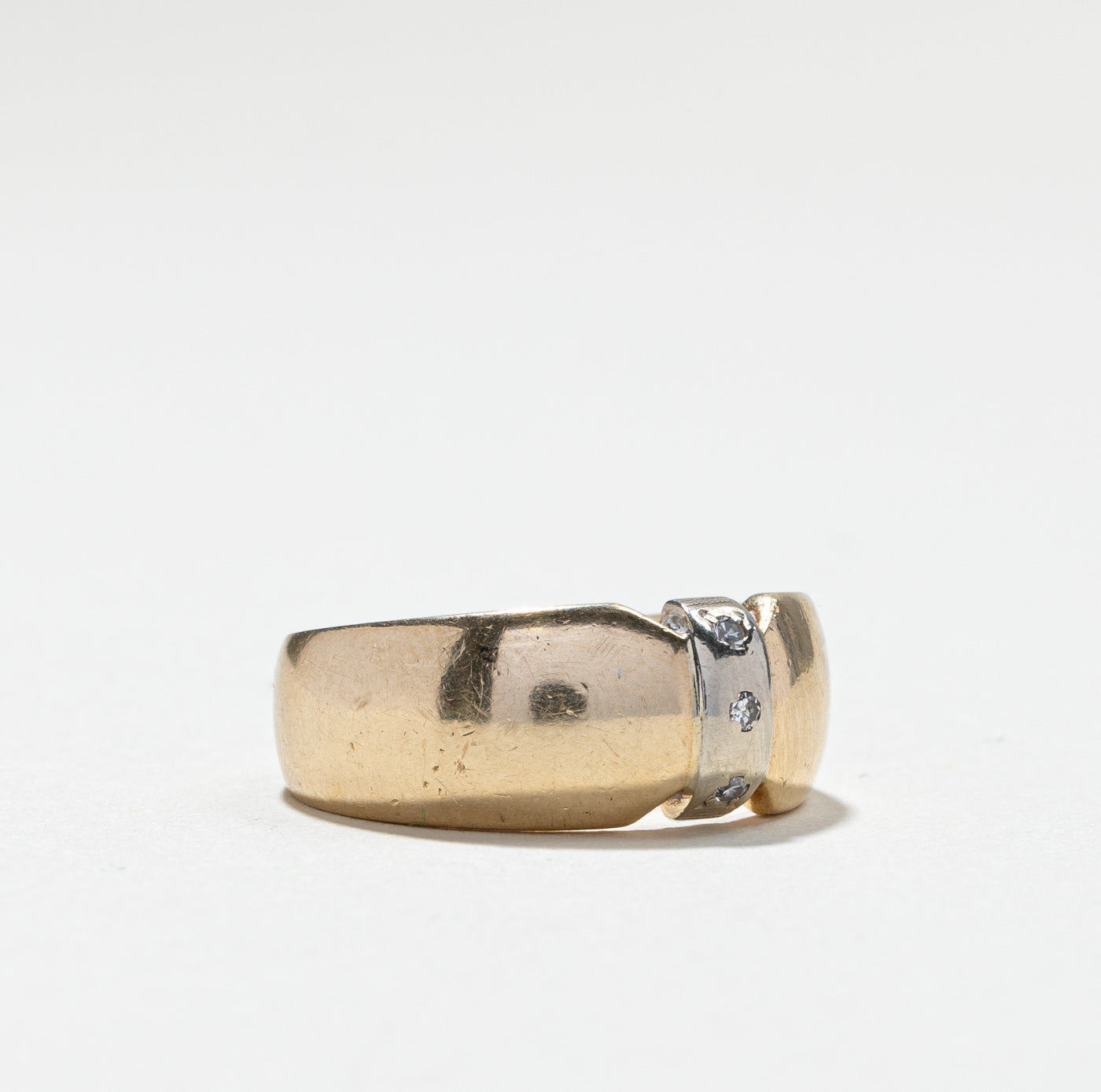 Flush Set Diamond Band | 0.02ctw | SZ 6 |