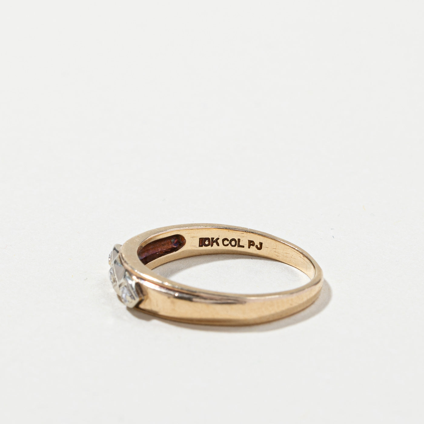 Three Stone Diamond Ring | 0.03ctw | SZ 6.5 |