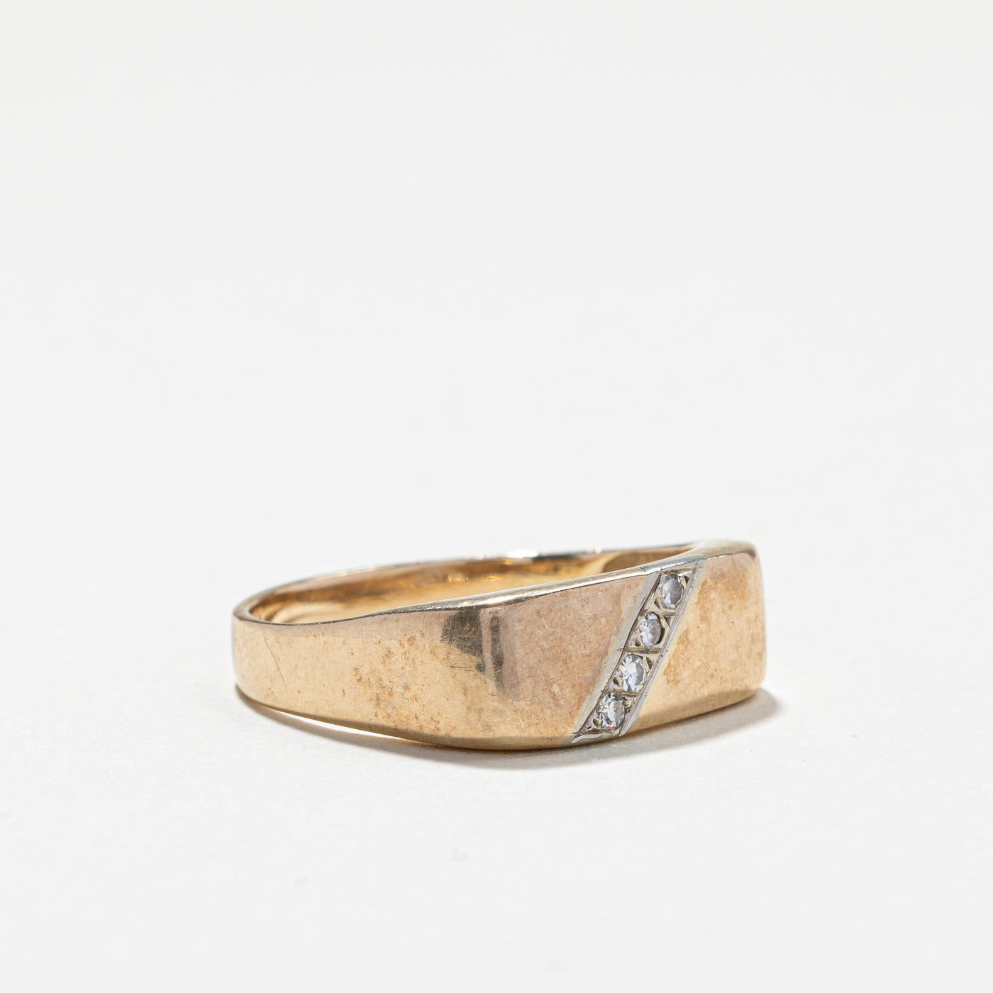 Diamond Gold Ring | 0.06ctw | SZ 11.25 |