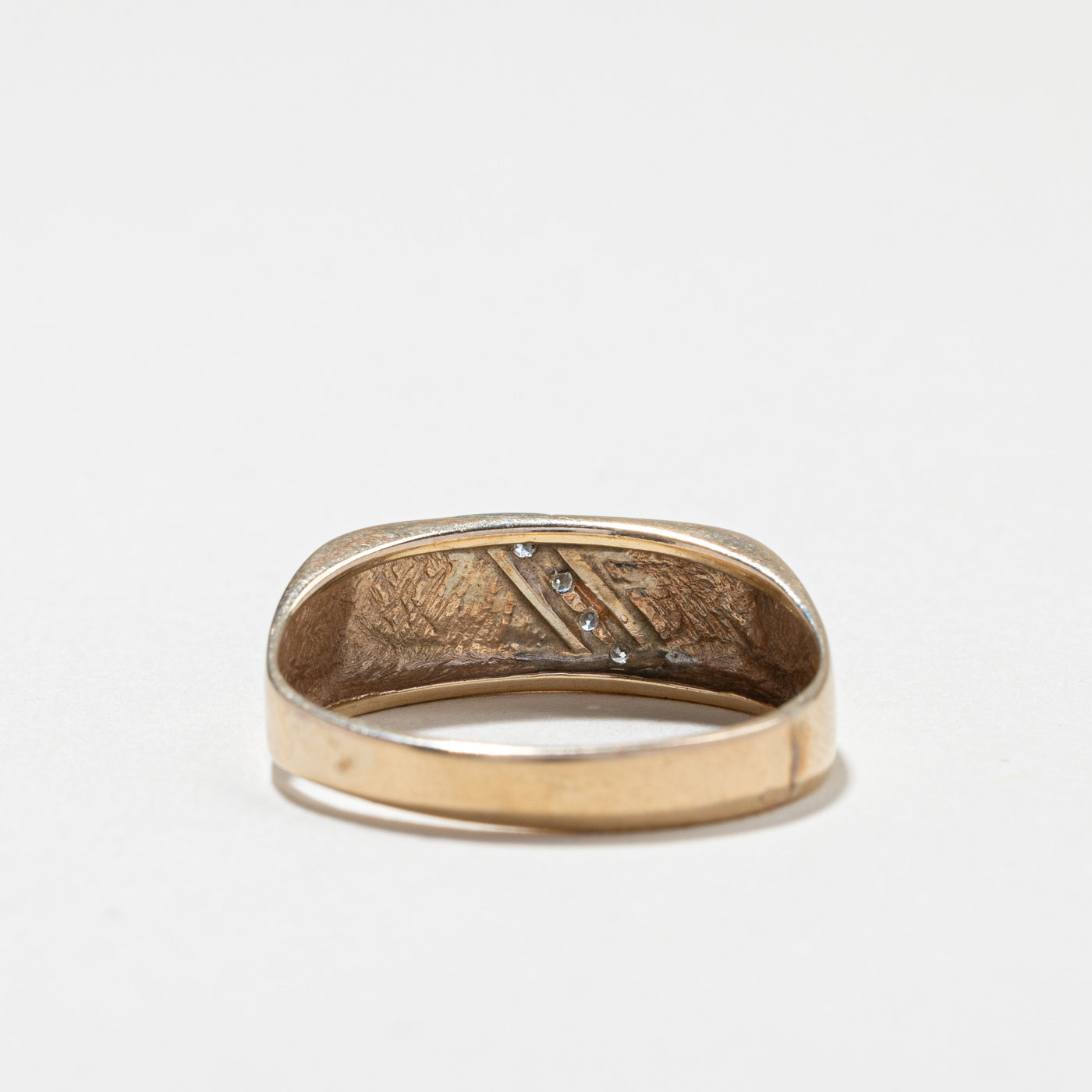 Diamond Gold Ring | 0.06ctw | SZ 11.25 |