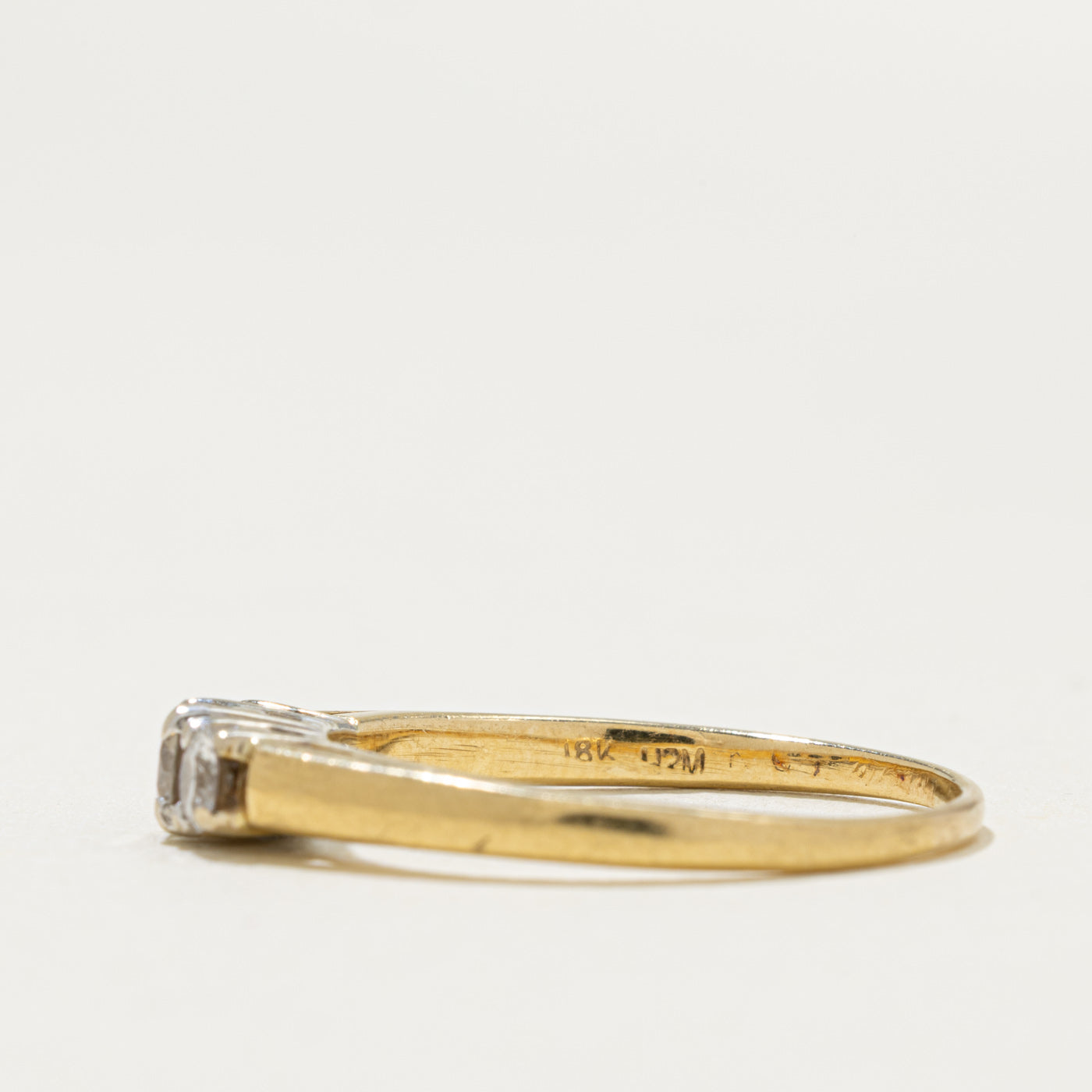 18k Three Stone Diamond Ring | 0.35ctw | SZ 6