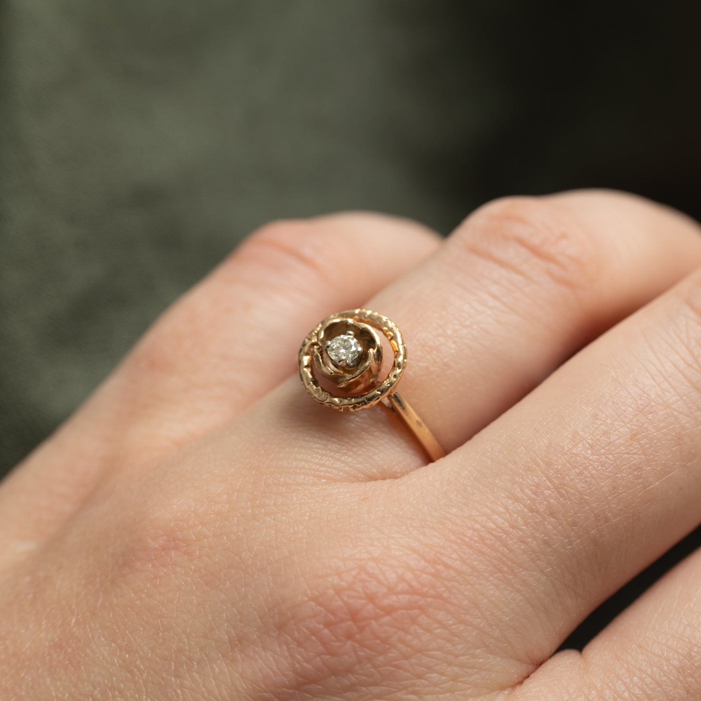 Diamond Floral Ring | SZ 6.25