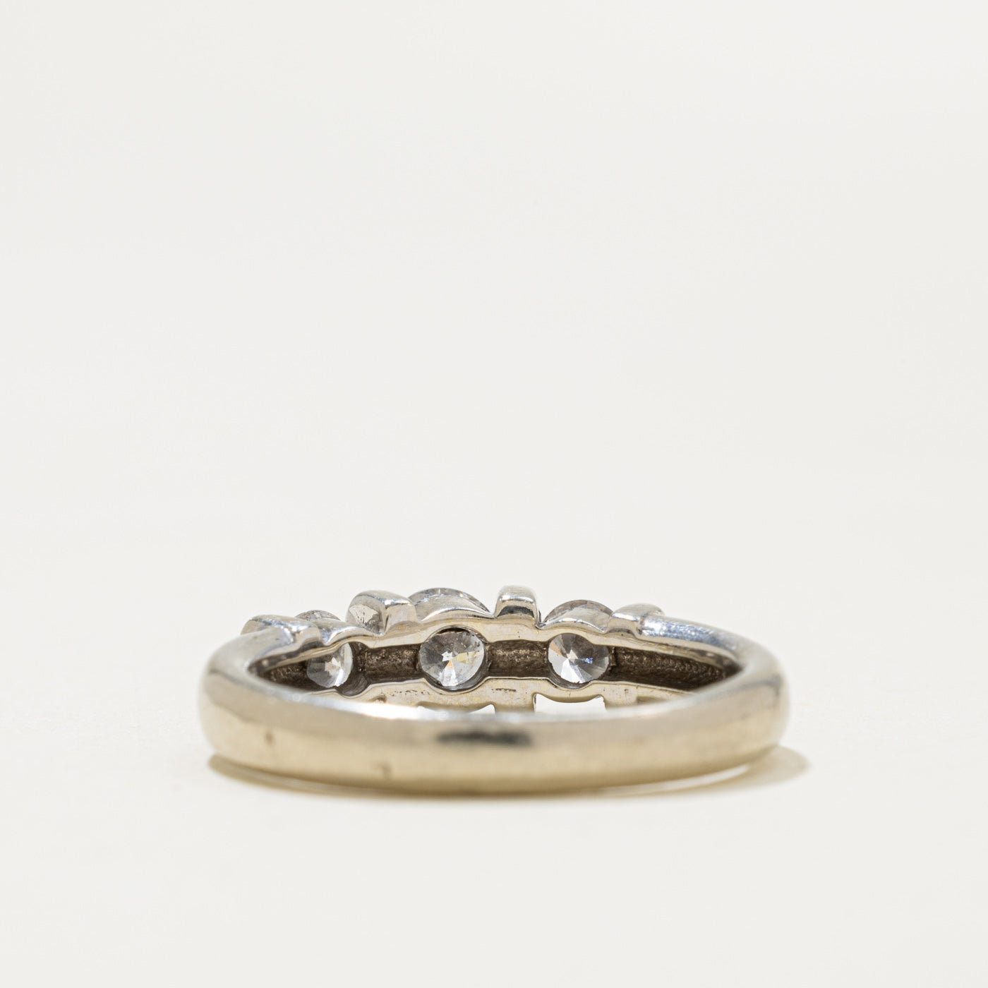 14k Three Stone Diamond Ring | 0.62ctw | SZ 5.5