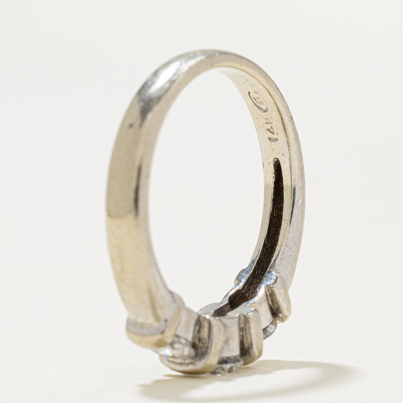 14k Three Stone Diamond Ring | 0.62ctw | SZ 5.5