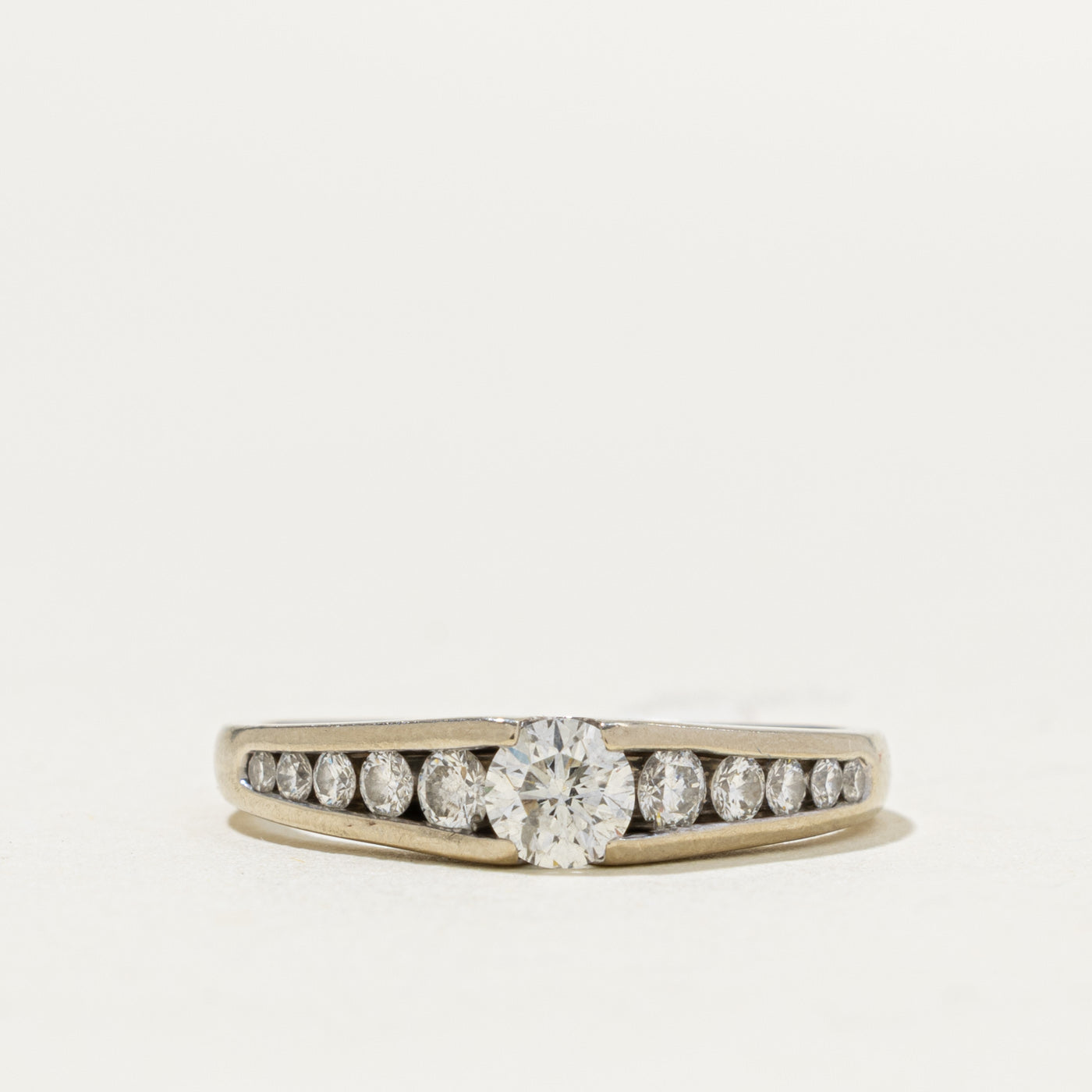 Diamond Channel Set Accented Ring | 0.50ctw | SZ 6.75