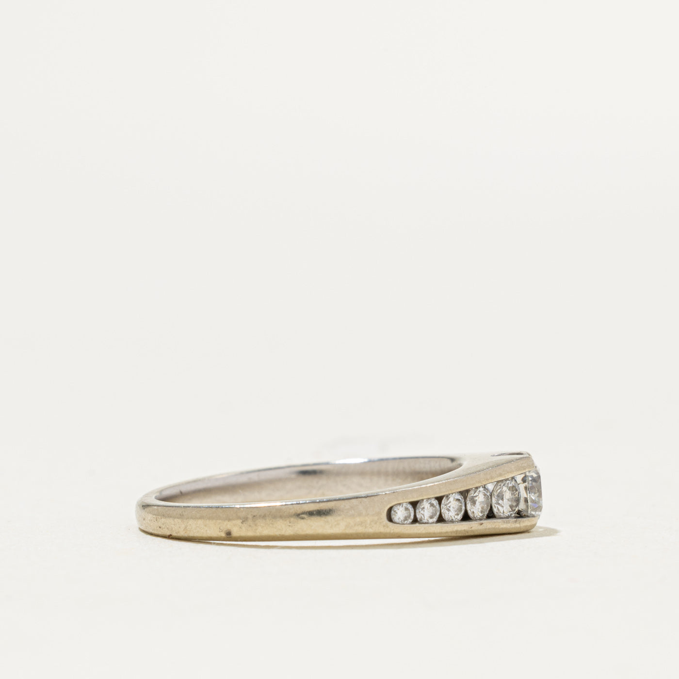 Diamond Channel Set Accented Ring | 0.50ctw | SZ 6.75