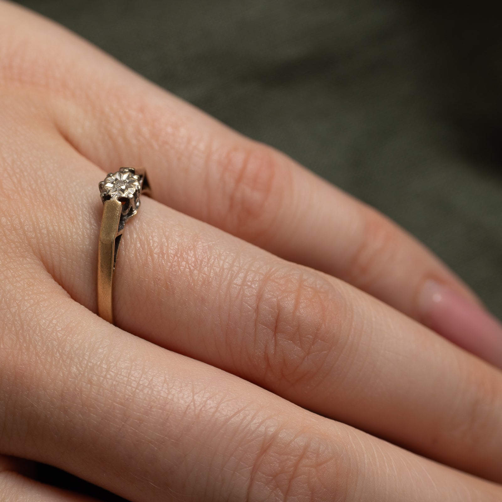 1981 Sheffield Solitaire Diamond Ring | 0.01ct | SZ 7.75