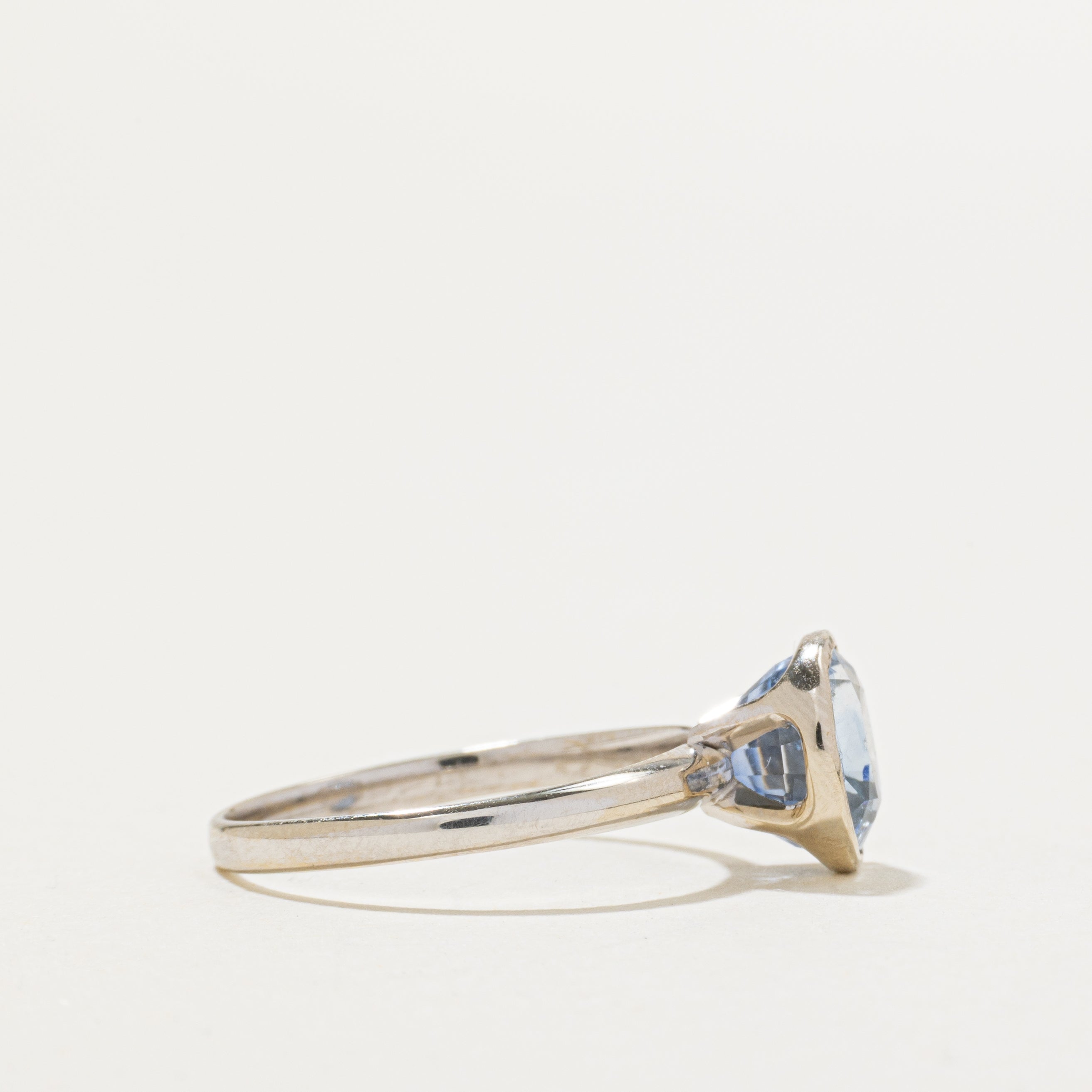 '100 Ways' Ceylon Bezel Set Sapphire Solitaire | 2.3 ct | SZ 6 |