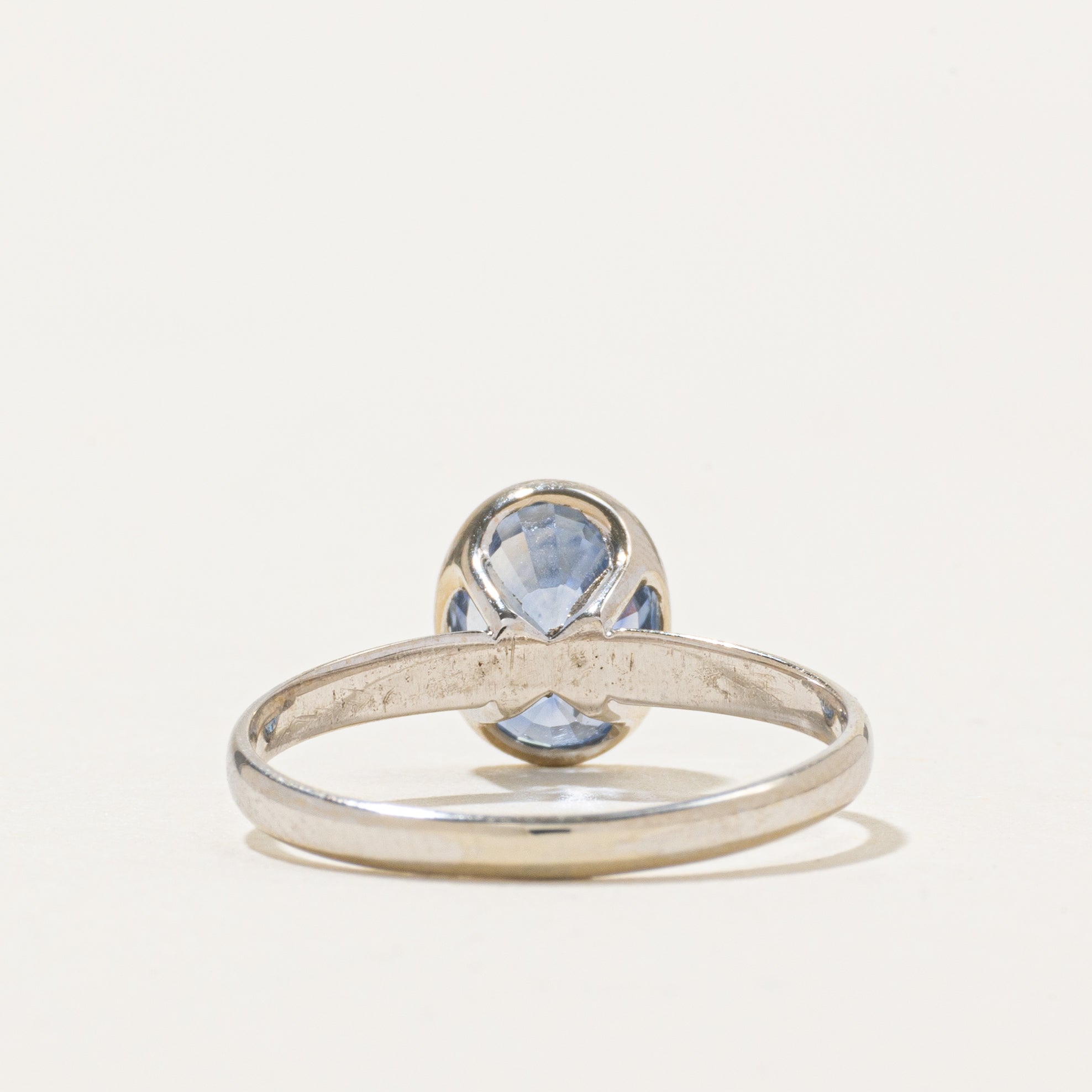 '100 Ways' Ceylon Bezel Set Sapphire Solitaire | 2.3 ct | SZ 6 |