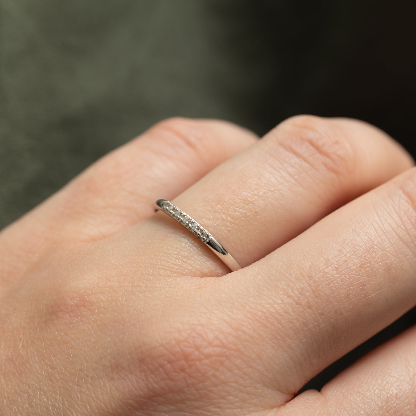 Bague cinq diamants | Taille 8