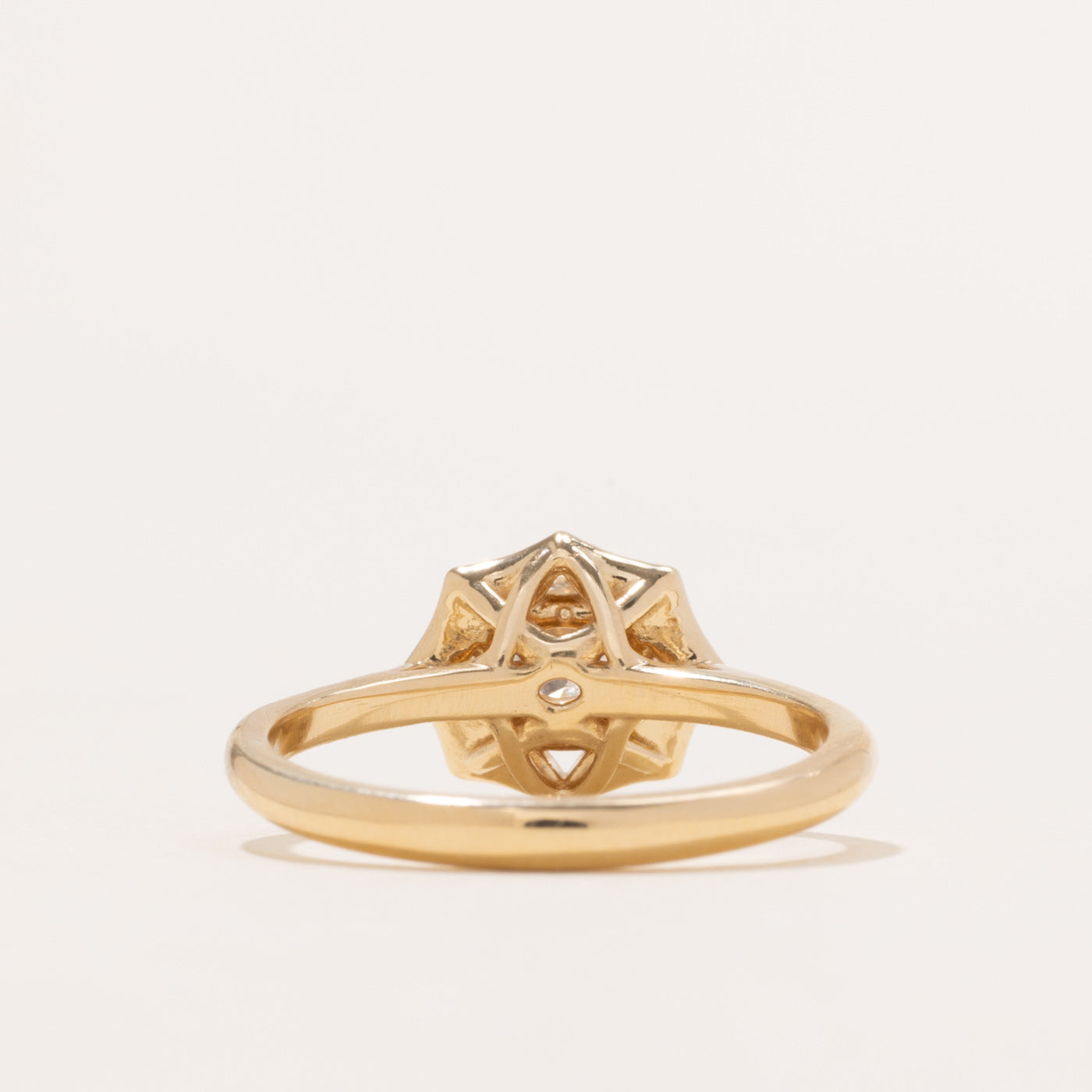 '100 Ways' 14k Yellow Gold Oval Diamond Sunburst Ring | 1.03ct | SZ 6.5