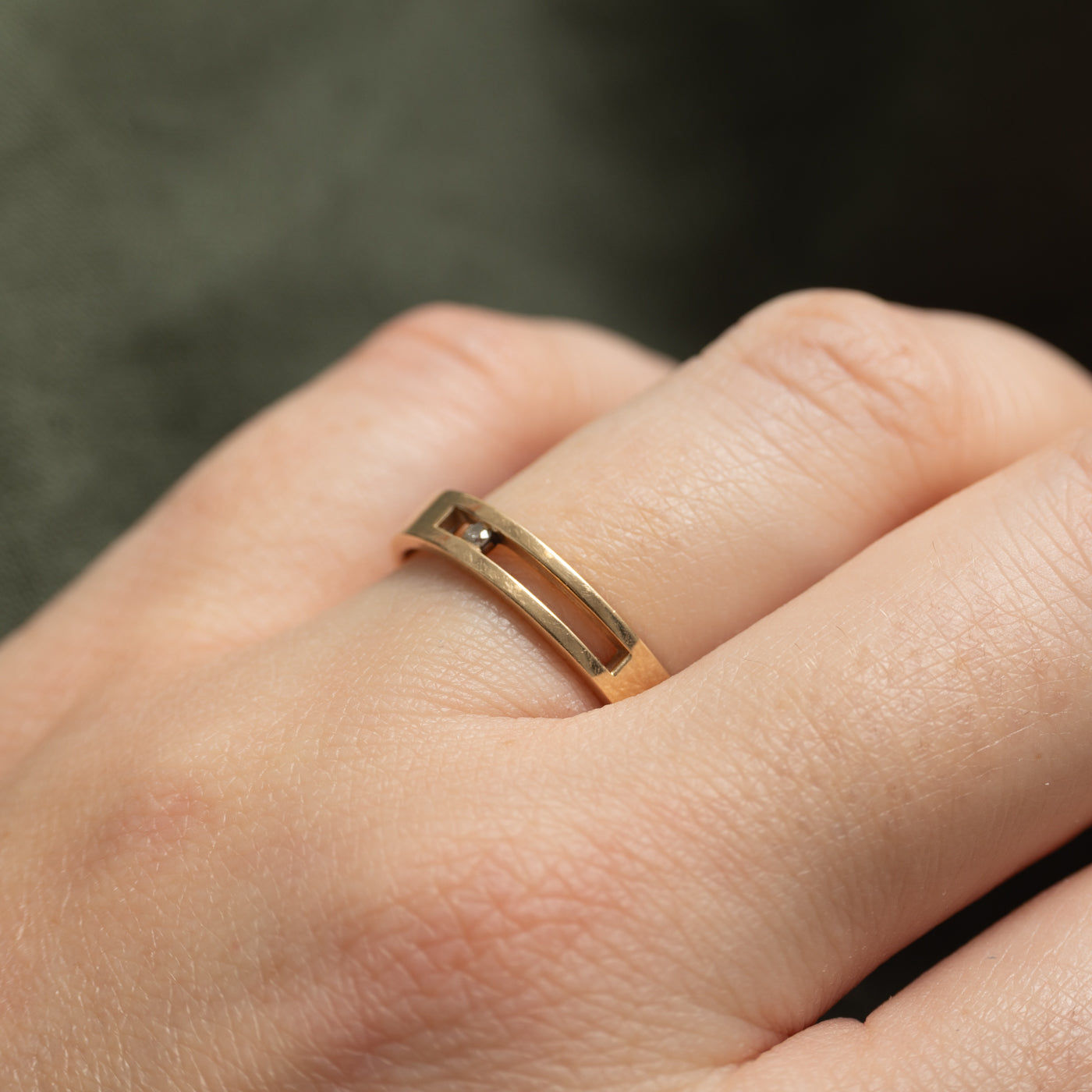 Diamond Open Band | SZ 7.75