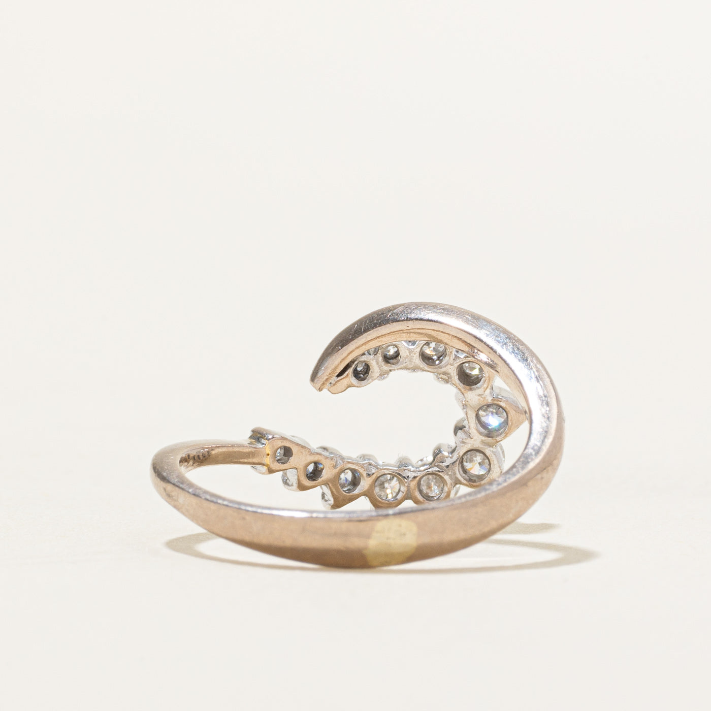 18k Diamond Swirl Ring | 0.35ctw | SZ 5