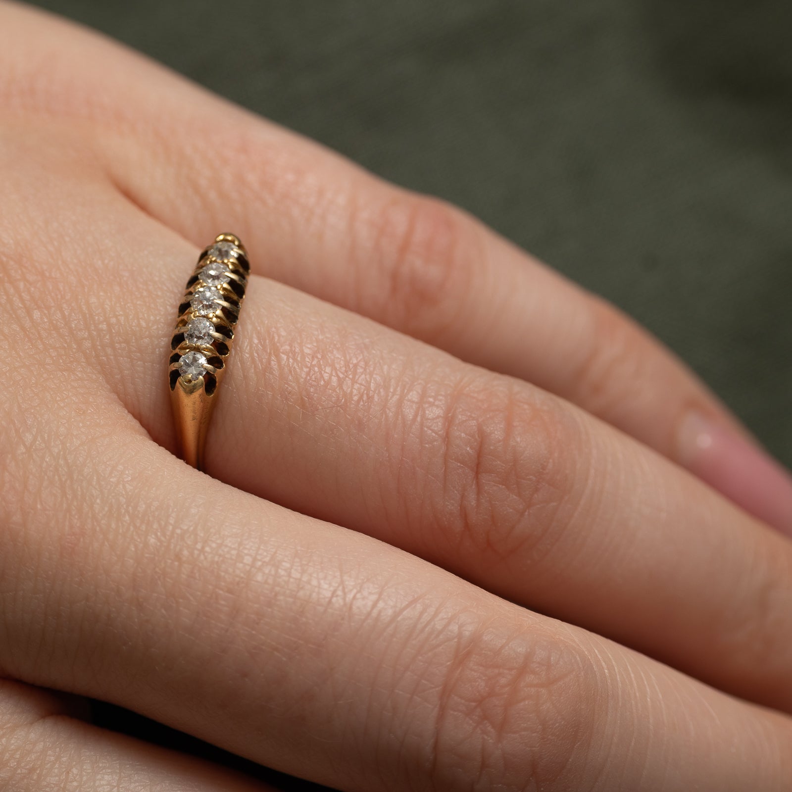 London Five Stone Diamond Ring | 0.23ctw | SZ 6.5