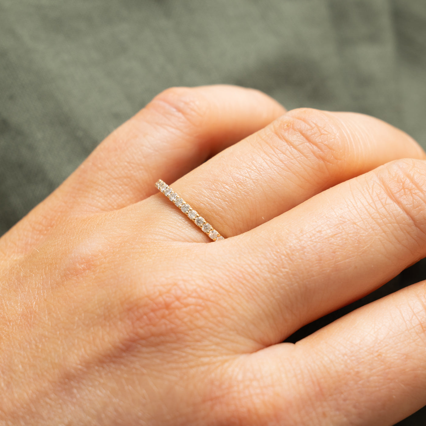 'Mejuri' Diamonds Team Ring | 0.40ctw | 4.20mm | SZ 7.25