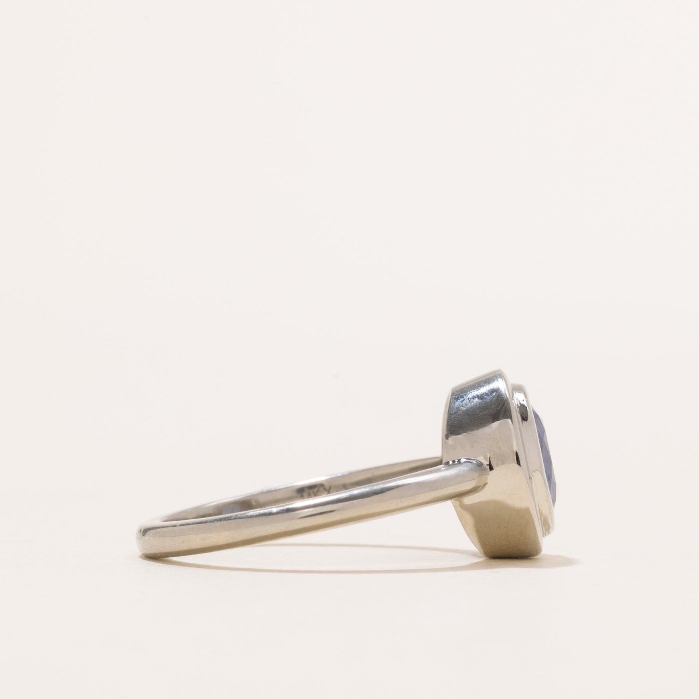 '100 Ways' 14k White Gold Oval Sapphire Ring | 1.32ct | SZ 6.75