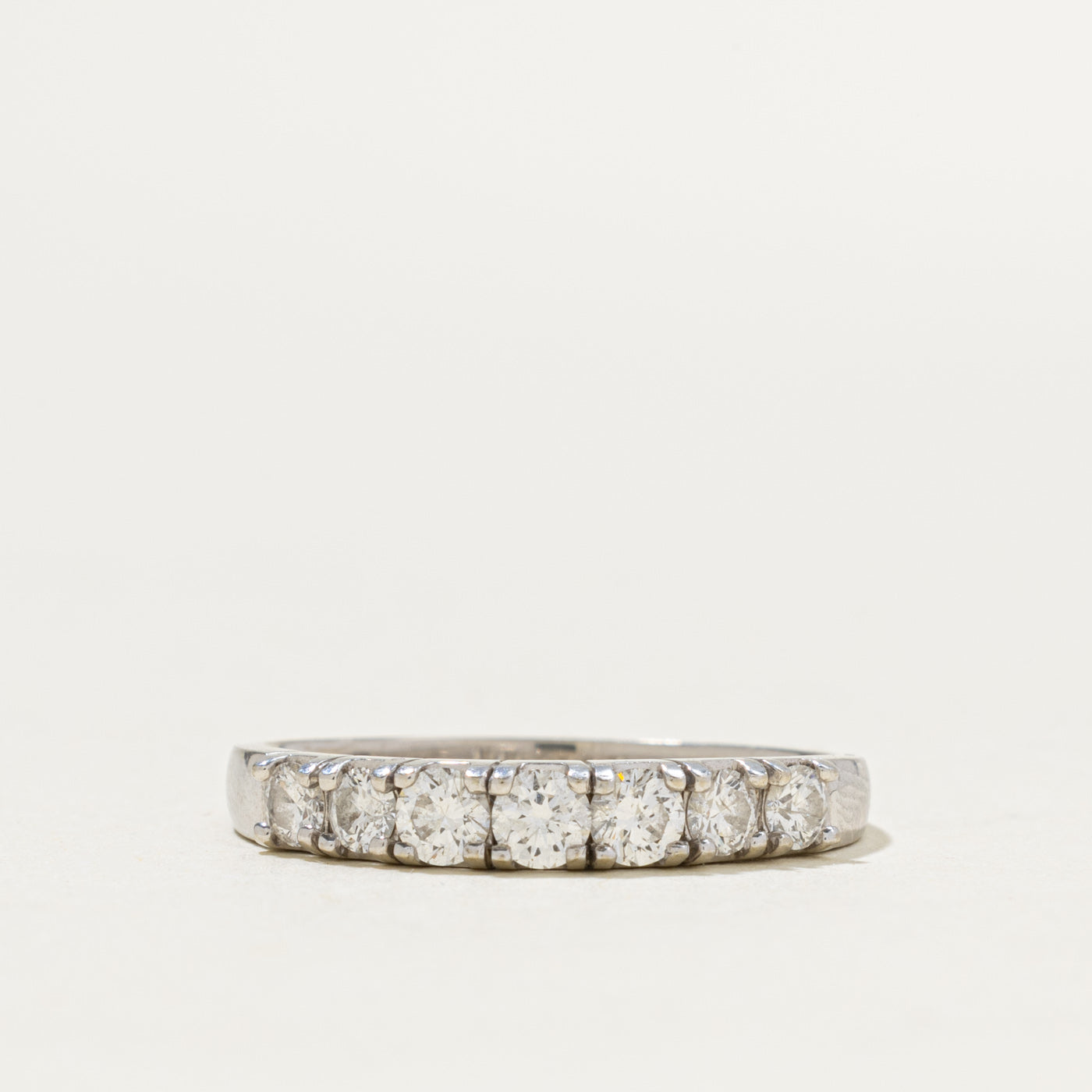 14k Semi Eternity Diamond Band | 0.68ctw | 1.95mm | SZ 9