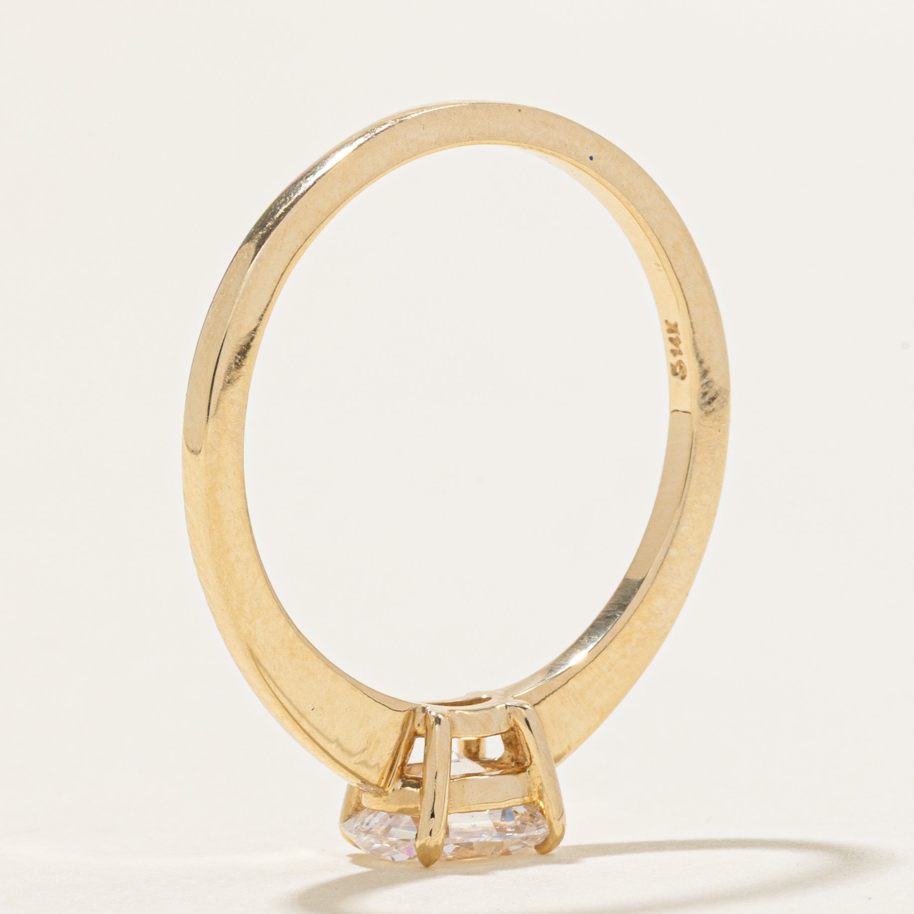 Bague de fiançailles « 100 façons » en diamant certifié GIA, sertie est-ouest | 0,75 ct | Taille 6,75