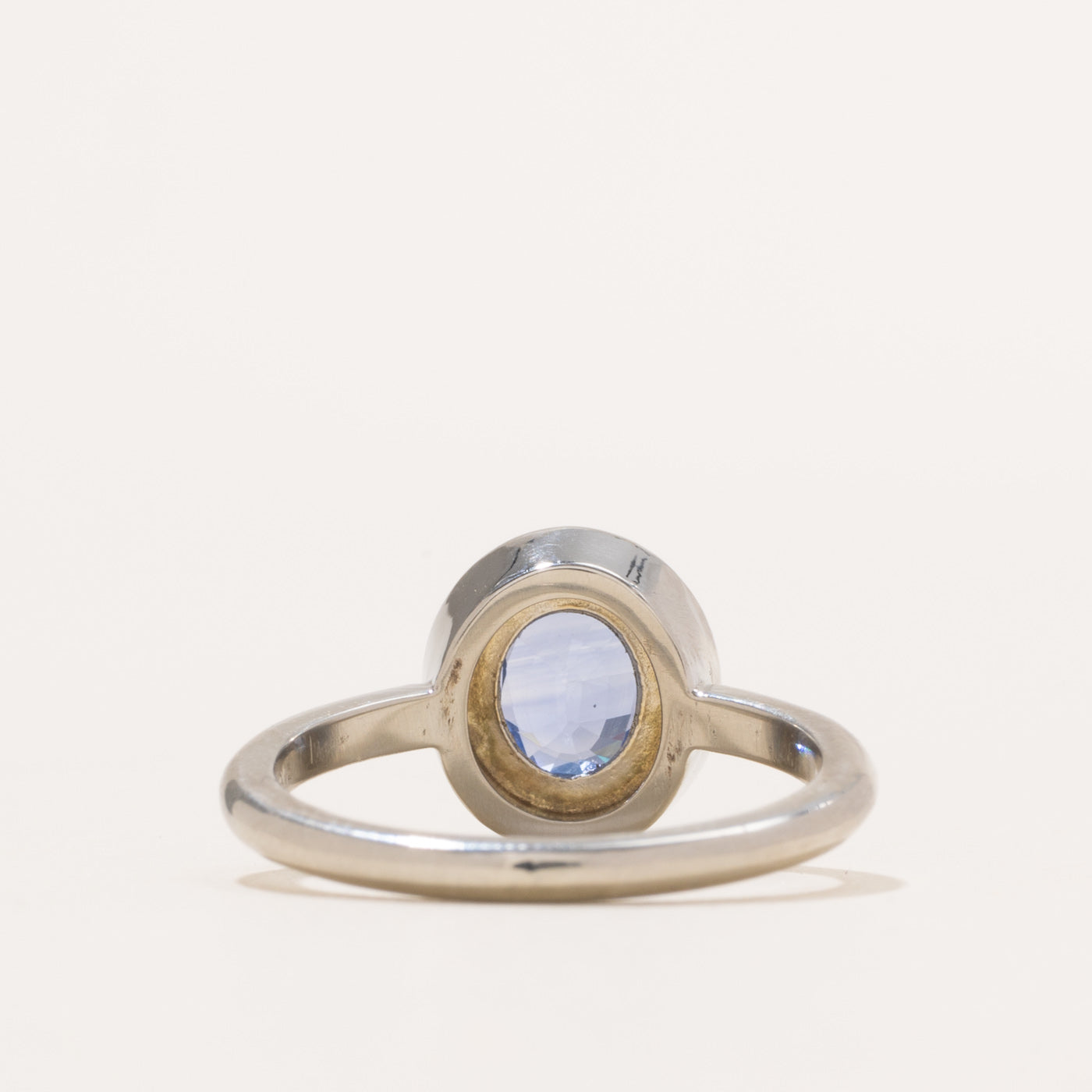 '100 Ways' 14k White Gold Oval Sapphire Ring | 1.32ct | SZ 6.75