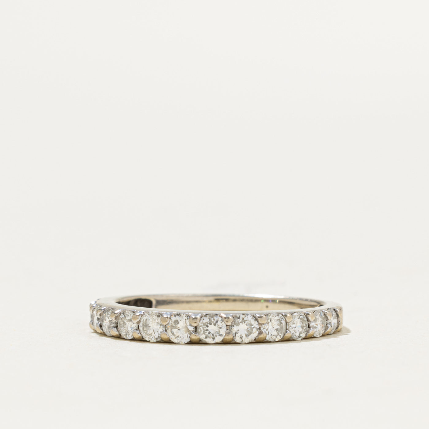 14k Semi Eternity Diamond Band | 0.52ctw | 1.90mm | SZ 6.75
