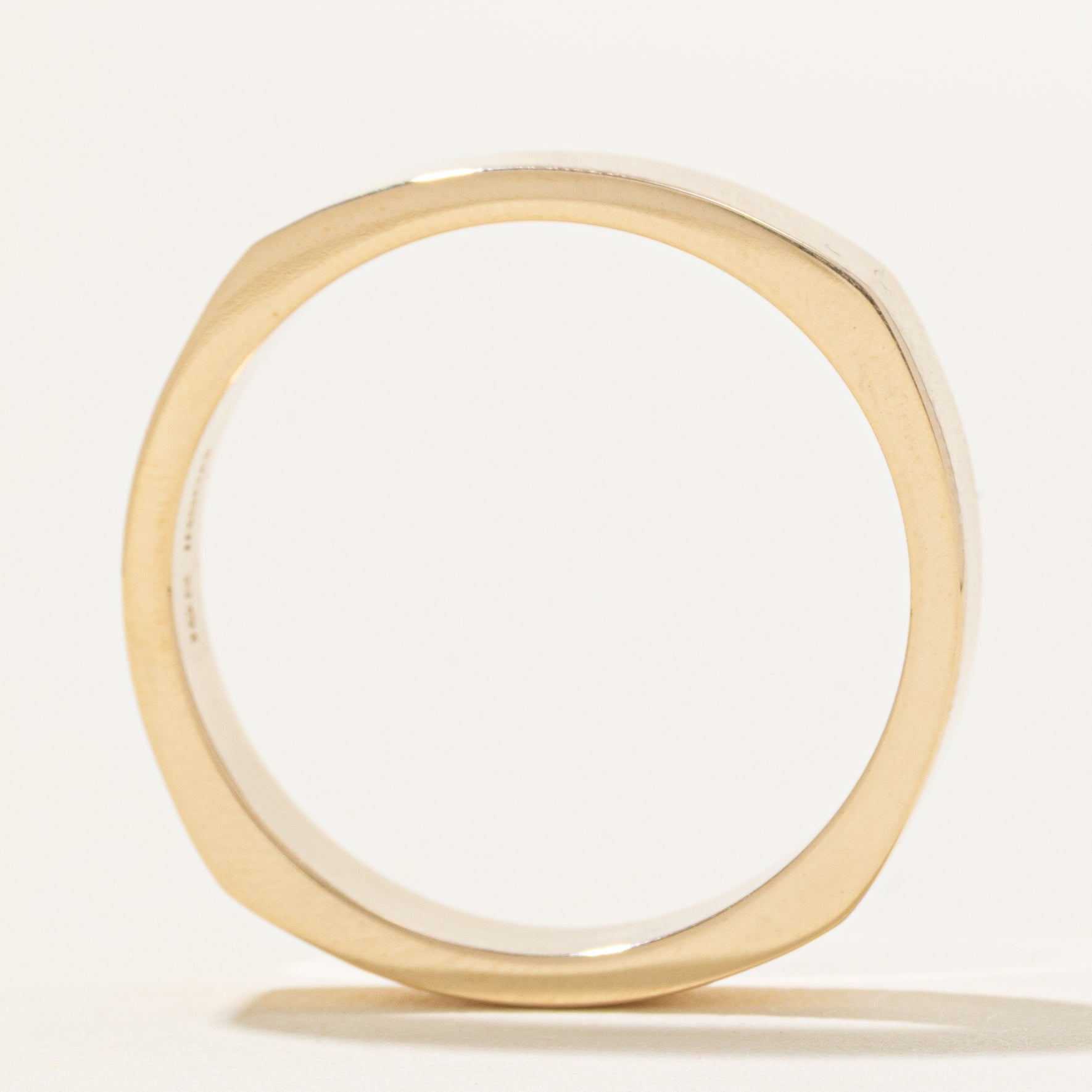 100 Ways' 10k Squared Gold Band | 5.00mm | SZ 9.75